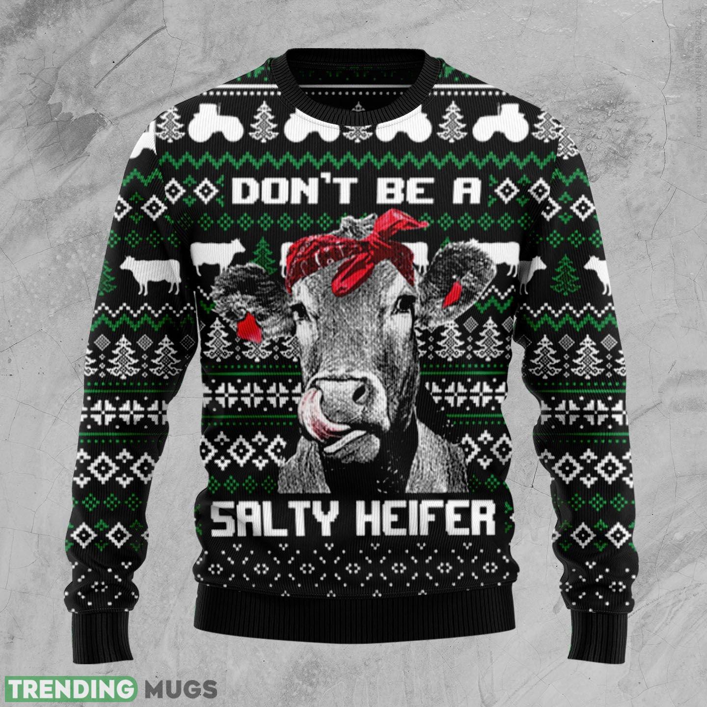 Cow Don’t Be A Salty Heifer Ugly Christmas Sweater Gift Men Women - Cow Don’t Be A Salty Heifer Merry Ugly Christmas Sweater Gift Men Women_1 Cow Don’t Be A Salty Heifer Ugly Christmas Sweater Gift Men Women - Cow Don’t Be A Salty Heifer Merry Ugly Christmas Sweater Gift Men Women_1