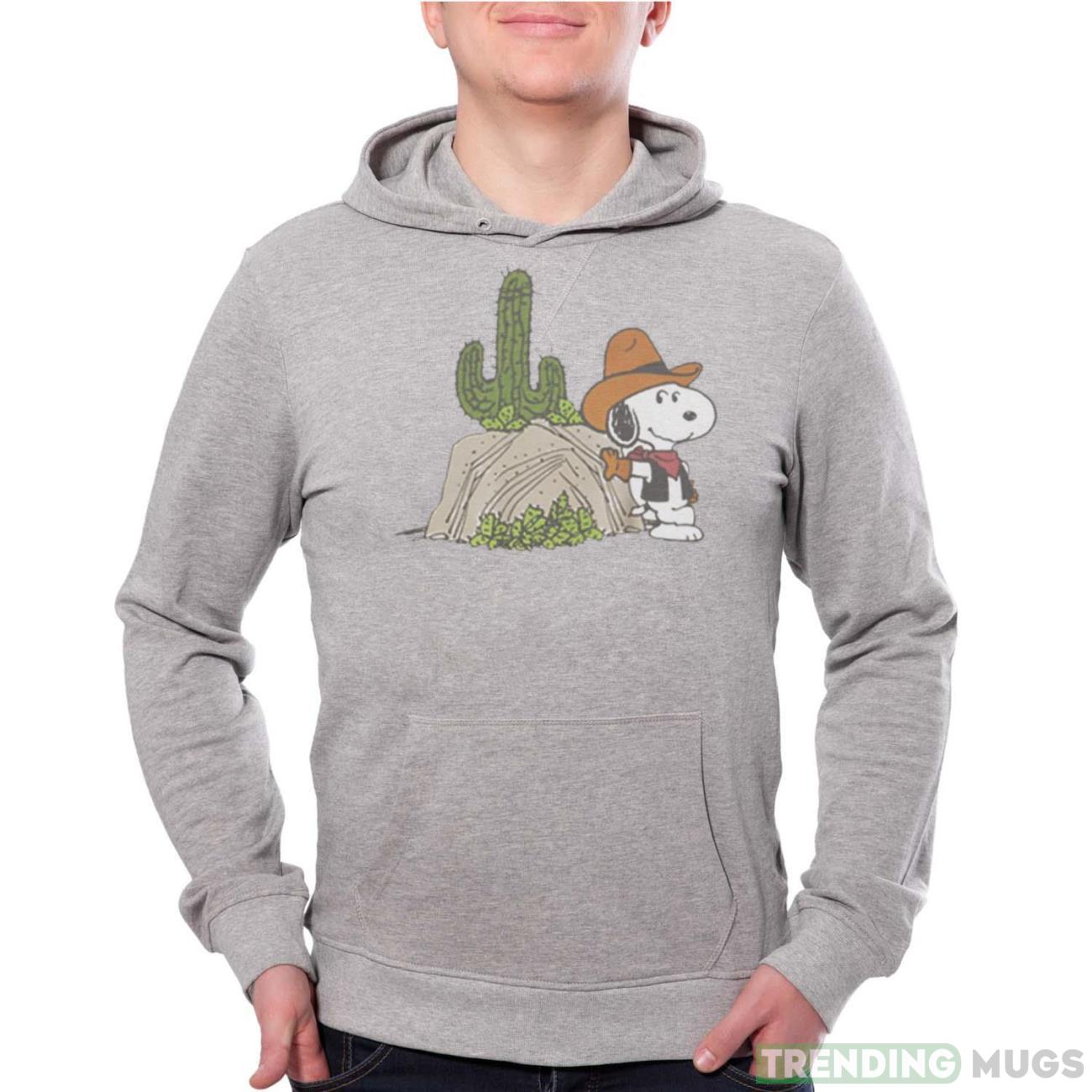 Cowboy Snoopy cactus shirt - Grey Unisex Hoodie Cowboy Snoopy cactus shirt - Grey Unisex Hoodie
