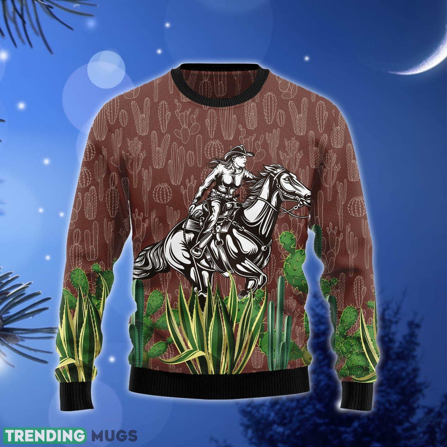 Cowgirl Cactus Ugly Christmas Sweater Gift Men Women - Cowgirl Cactus TY0412 unisex womens & mens, couples matching, friends, funny family ugly christmas holiday sweater gifts (plus size available)_1 Cowgirl Cactus Ugly Christmas Sweater Gift Men Women - Cowgirl Cactus TY0412 unisex womens & mens, couples matching, friends, funny family ugly christmas holiday sweater gifts (plus size available)_1