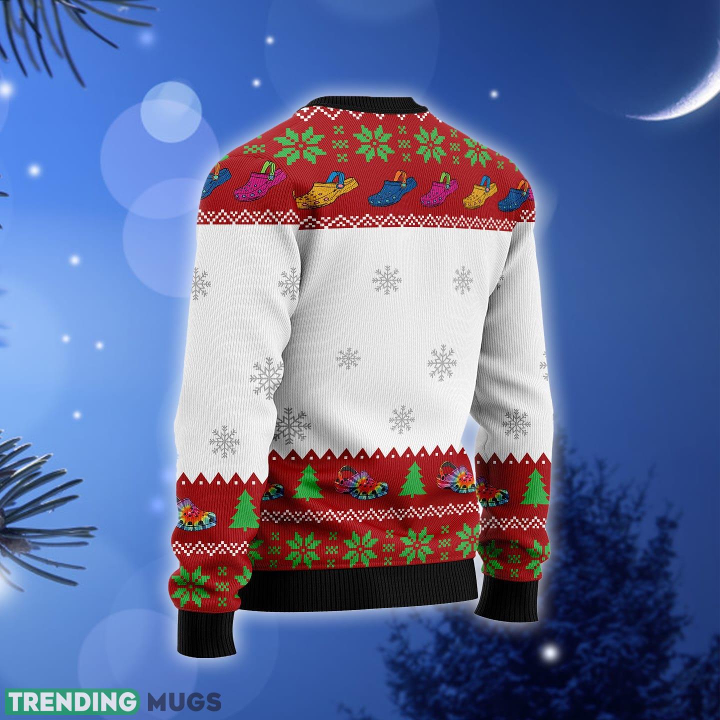 Crocin‘ Around The Ugly Christmas Sweater Gift Men Women 3D Sweater Crocin‘ Around The Ugly Christmas Sweater Gift Men Women 3D Sweater