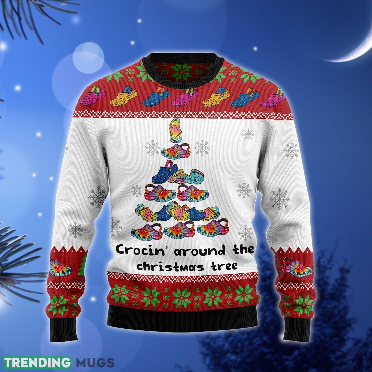 Crocin‘ Around The Ugly Christmas Sweater Gift Men Women - Crocin‘ Around The Christmas G51130 unisex womens & mens, couples matching, friends, funny family ugly christmas holiday sweater gifts (plus size available)_1 Crocin‘ Around The Ugly Christmas Sweater Gift Men Women - Crocin‘ Around The Christmas G51130 unisex womens & mens, couples matching, friends, funny family ugly christmas holiday sweater gifts (plus size available)_1