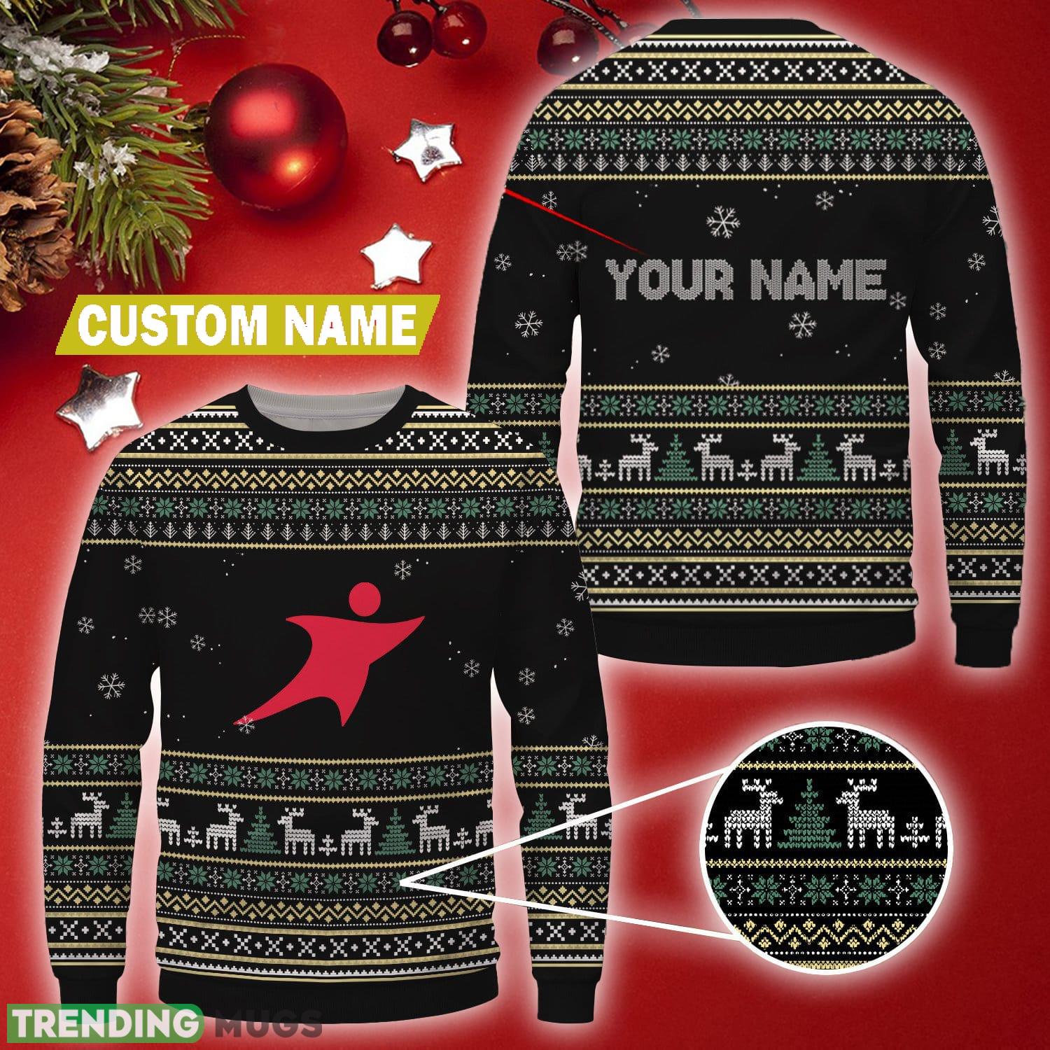 Custom Name aramark Brand Logo Christmas Wool Sweater - Custom Name aramark Brand Logo Christmas Wool Sweater Custom Name aramark Brand Logo Christmas Wool Sweater - Custom Name aramark Brand Logo Christmas Wool Sweater