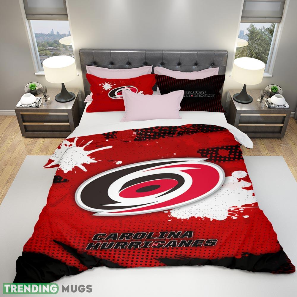 Custom Name Carolina Hurricanes Dot Painting Pattern Art With Style Grunge-3D Quilt Sets Full Size Bedding - Personalized Carolina Hurricanes Dot Painting Pattern Art With Style Grunge-3D Bedding Set_1 Custom Name Carolina Hurricanes Dot Painting Pattern Art With Style Grunge-3D Quilt Sets Full Size Bedding - Personalized Carolina Hurricanes Dot Painting Pattern Art With Style Grunge-3D Bedding Set_1