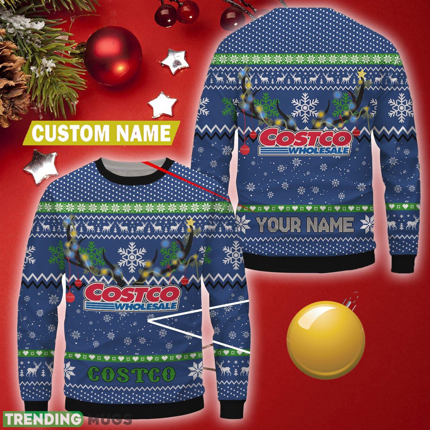 Custom Name costco Brand Logo Christmas Wool Sweater - Custom Name costco Brand Logo Christmas Wool Sweater Custom Name costco Brand Logo Christmas Wool Sweater - Custom Name costco Brand Logo Christmas Wool Sweater