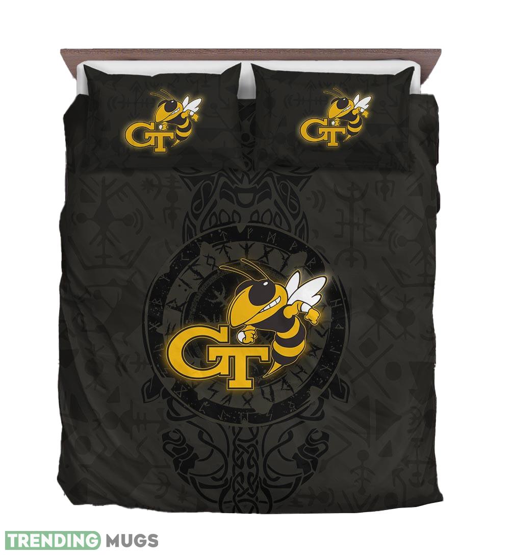 Custom Name Georgia Tech Yellow Jackets The Helm of Awe 3D Quilt Sets Full Size Bedding Quilt Set Custom Name Georgia Tech Yellow Jackets The Helm of Awe 3D Quilt Sets Full Size Bedding Quilt Set