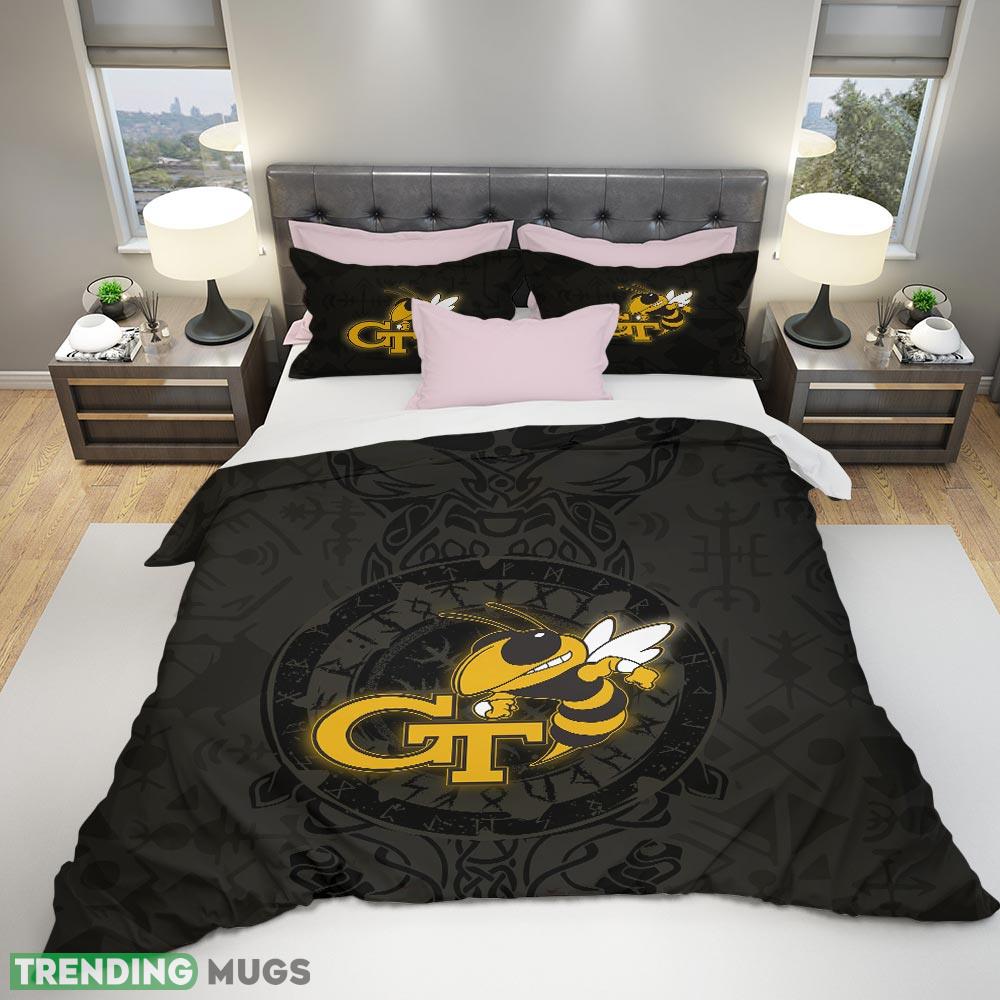 Custom Name Georgia Tech Yellow Jackets The Helm of Awe-3D Quilt Sets Full Size Bedding - Personalized Georgia Tech Yellow Jackets The Helm of Awe-3D Bedding Set_1 Custom Name Georgia Tech Yellow Jackets The Helm of Awe-3D Quilt Sets Full Size Bedding - Personalized Georgia Tech Yellow Jackets The Helm of Awe-3D Bedding Set_1