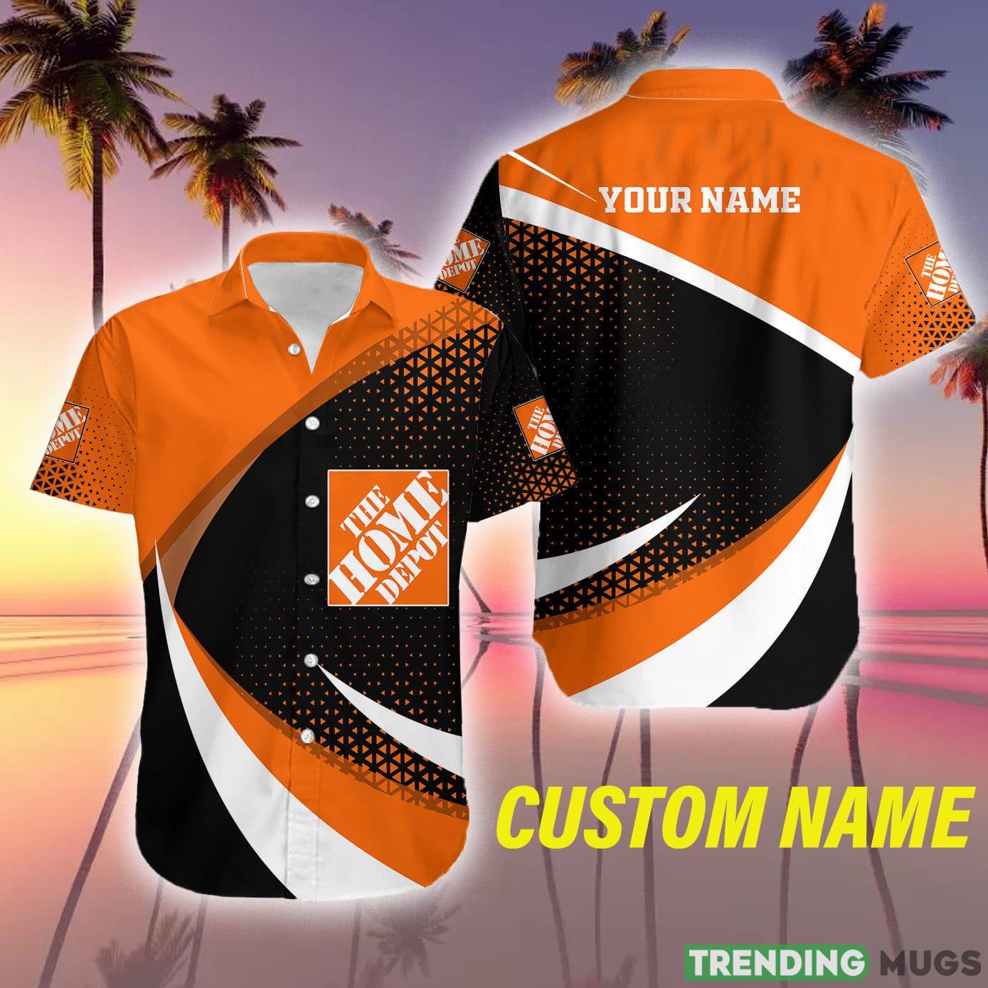 Custom Name home depot Brand Collar 3D Hawaiian Shirt For Summer - Custom Name home depot Brand Collar 3D Hawaiian Shirt For Summer Custom Name home depot Brand Collar 3D Hawaiian Shirt For Summer - Custom Name home depot Brand Collar 3D Hawaiian Shirt For Summer