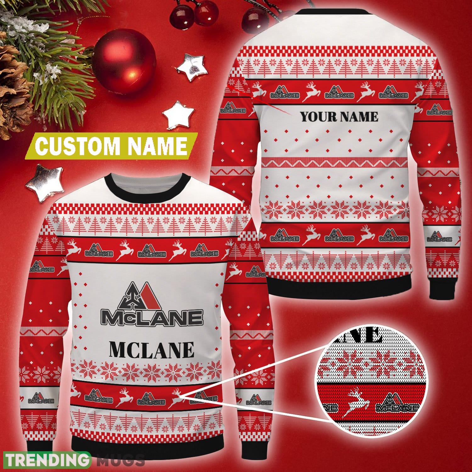 Custom Name mclane Brand Logo Christmas Wool Sweater - Custom Name mclane Brand Logo Christmas Wool Sweater Custom Name mclane Brand Logo Christmas Wool Sweater - Custom Name mclane Brand Logo Christmas Wool Sweater