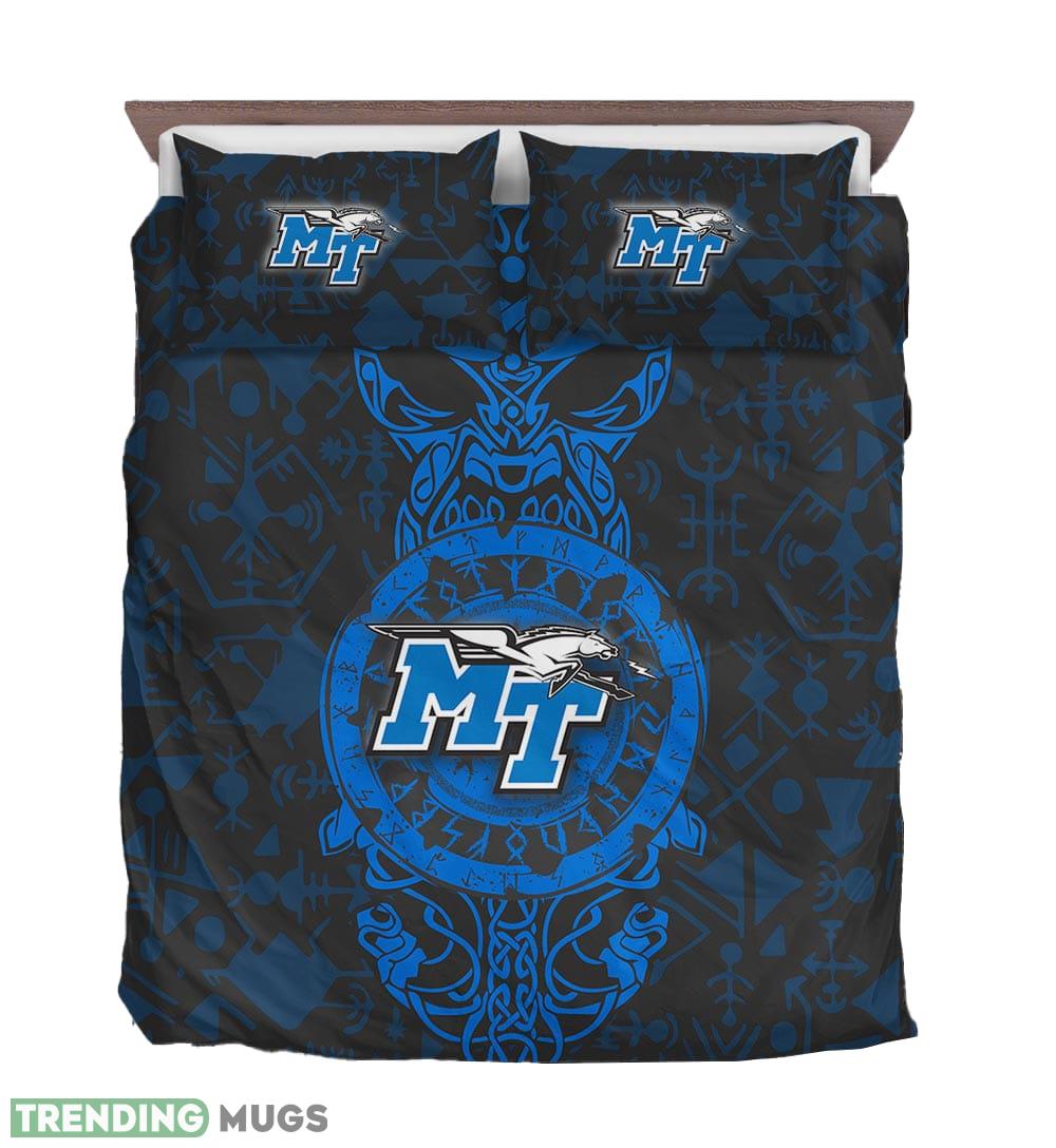 Custom Name Middle Tennessee Blue Raiders The Helm of Awe 3D Quilt Sets Full Size Bedding Quilt Set Custom Name Middle Tennessee Blue Raiders The Helm of Awe 3D Quilt Sets Full Size Bedding Quilt Set