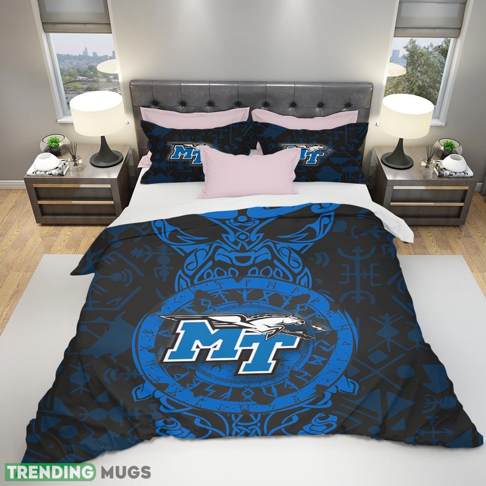 Custom Name Middle Tennessee Blue Raiders The Helm of Awe-3D Quilt Sets Full Size Bedding - Personalized Middle Tennessee Blue Raiders The Helm of Awe-3D Bedding Set_1 Custom Name Middle Tennessee Blue Raiders The Helm of Awe-3D Quilt Sets Full Size Bedding - Personalized Middle Tennessee Blue Raiders The Helm of Awe-3D Bedding Set_1