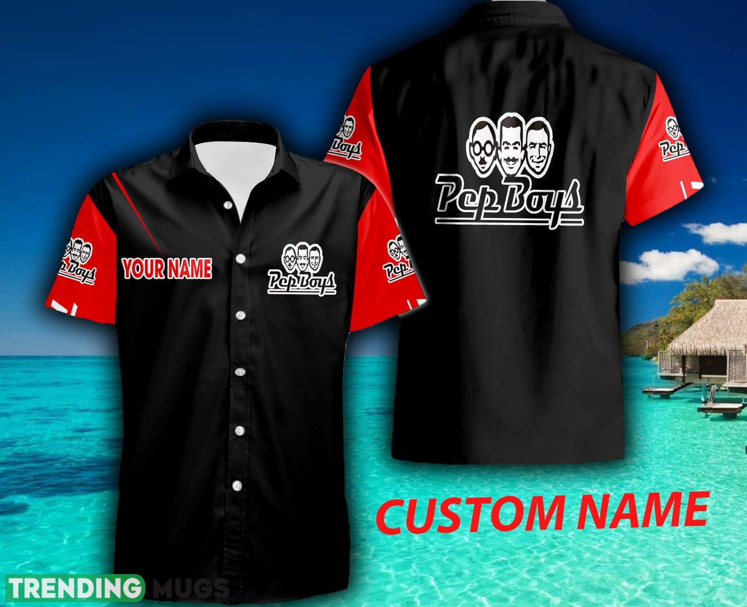 Custom Name Pep Boys Logo Trademark 3D Hawaiian Shirt For Men And Women Gift - Custom Name Pep Boys Logo Trademark 3D Hawaiian Shirt For Men And Women Gift Custom Name Pep Boys Logo Trademark 3D Hawaiian Shirt For Men And Women Gift - Custom Name Pep Boys Logo Trademark 3D Hawaiian Shirt For Men And Women Gift