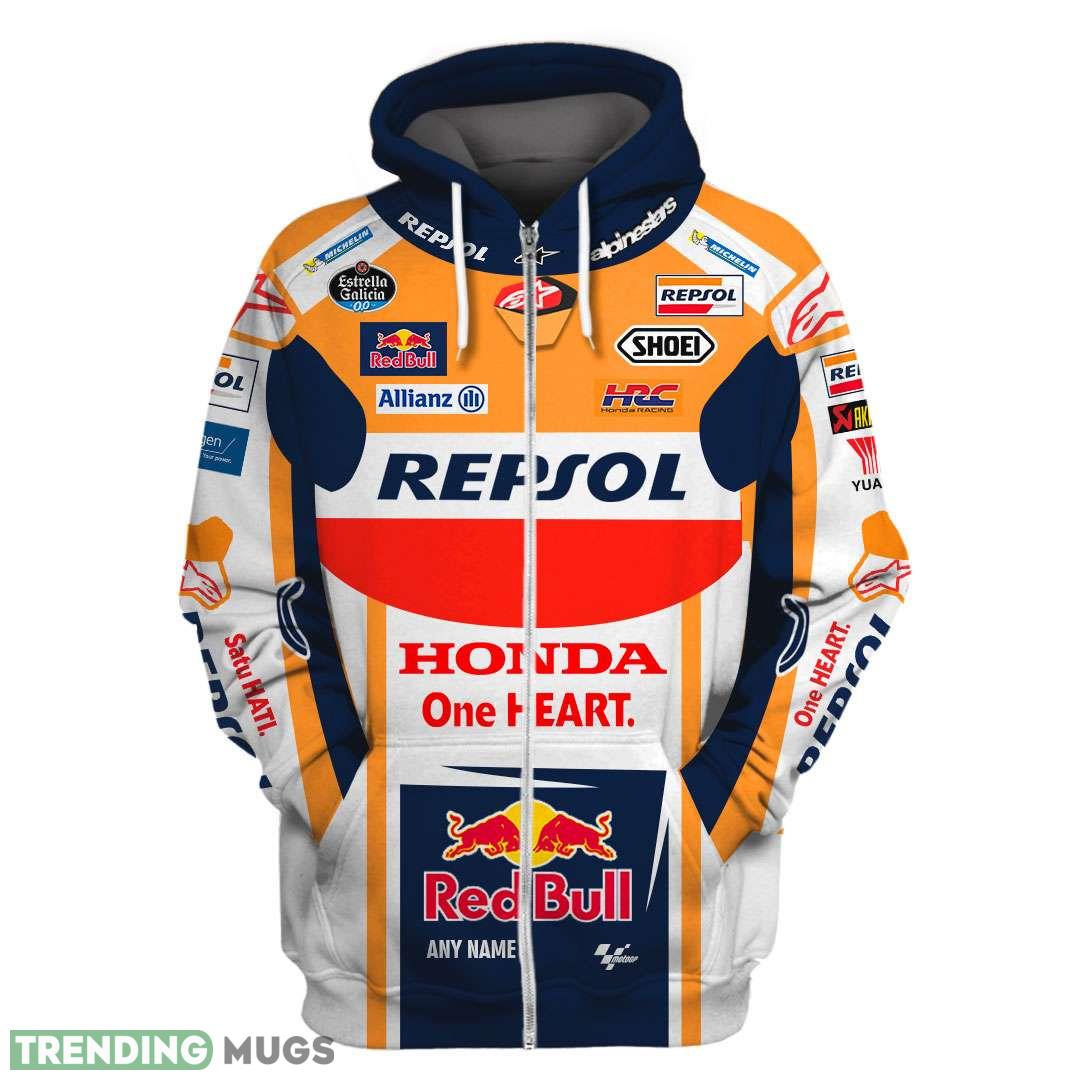 Custom Name Repsol Honda F1 Racing New Season 3D Zip Hoodie 3D Hoodies Custom Name Repsol Honda F1 Racing New Season 3D Zip Hoodie 3D Hoodies