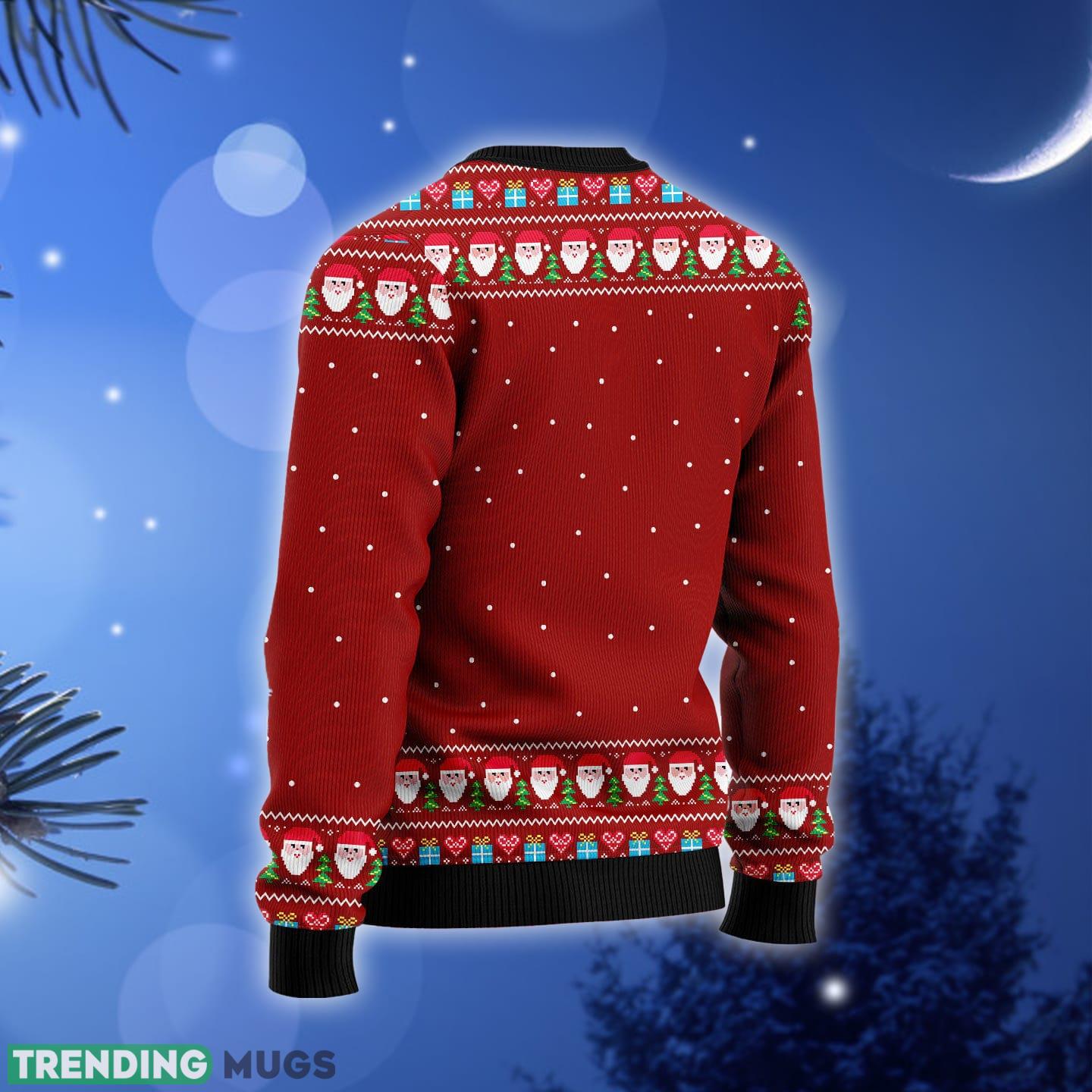 Dabbing Around The Tree Santa Claus And Goblin Ugly Christmas Sweater Gift Men Women 3D Sweater Dabbing Around The Tree Santa Claus And Goblin Ugly Christmas Sweater Gift Men Women 3D Sweater