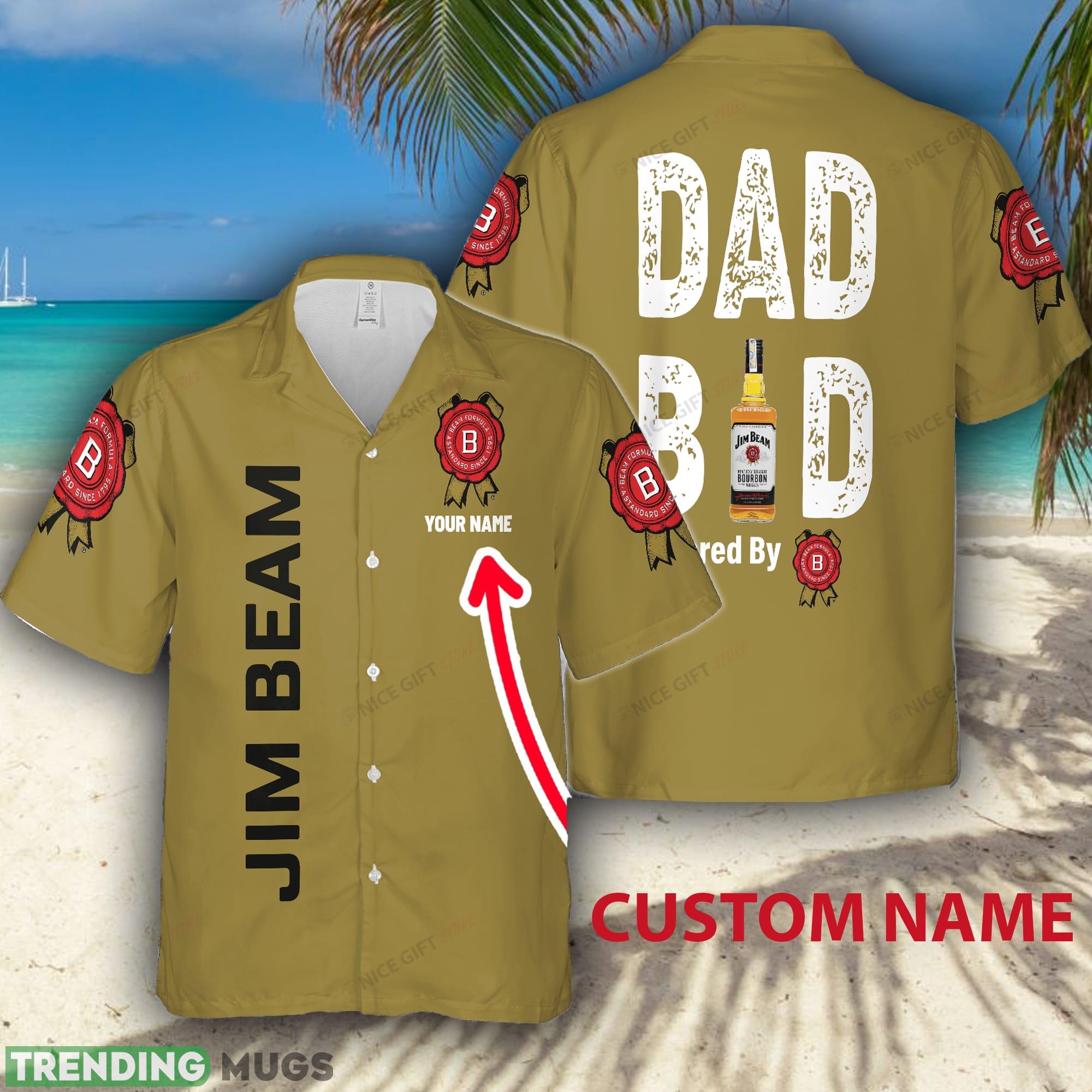 Dad Bod Powered By Jim Beam Limited Edition Custom Name Hawaiian Shirt Love Beer Gift - Dad Bod Powered By Jim Beam Limited Edition Custom Name Hawaiian Shirt Love Beer Gift Dad Bod Powered By Jim Beam Limited Edition Custom Name Hawaiian Shirt Love Beer Gift - Dad Bod Powered By Jim Beam Limited Edition Custom Name Hawaiian Shirt Love Beer Gift