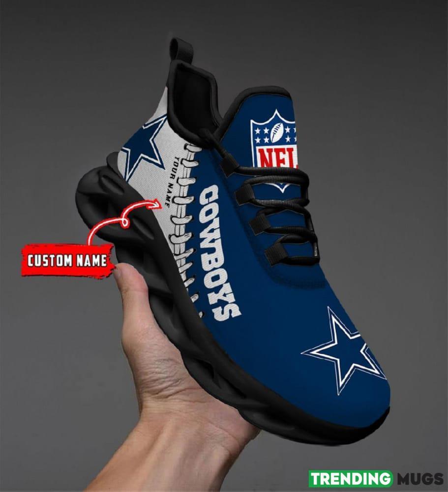 Dallas Cowboys Custom Name NFL Max Soul Shoes Clunky Sneakers Gift For Fans - Dallas Cowboys Personalized NFL Max Soul Shoes_1 Dallas Cowboys Custom Name NFL Max Soul Shoes Clunky Sneakers Gift For Fans - Dallas Cowboys Personalized NFL Max Soul Shoes_1