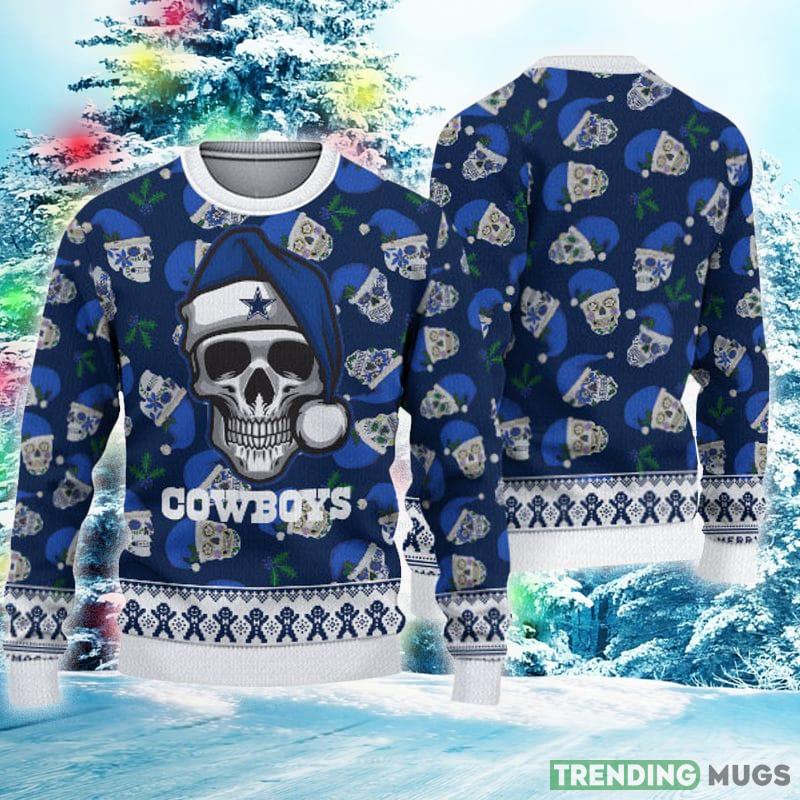 Dallas Cowboys Ugly Christmas Skull Xmas Sweater Santa Gift Mens Women - Dallas Cowboys Ugly Christmas Skull Xmas Sweater Santa Gift Mens Women Dallas Cowboys Ugly Christmas Skull Xmas Sweater Santa Gift Mens Women - Dallas Cowboys Ugly Christmas Skull Xmas Sweater Santa Gift Mens Women
