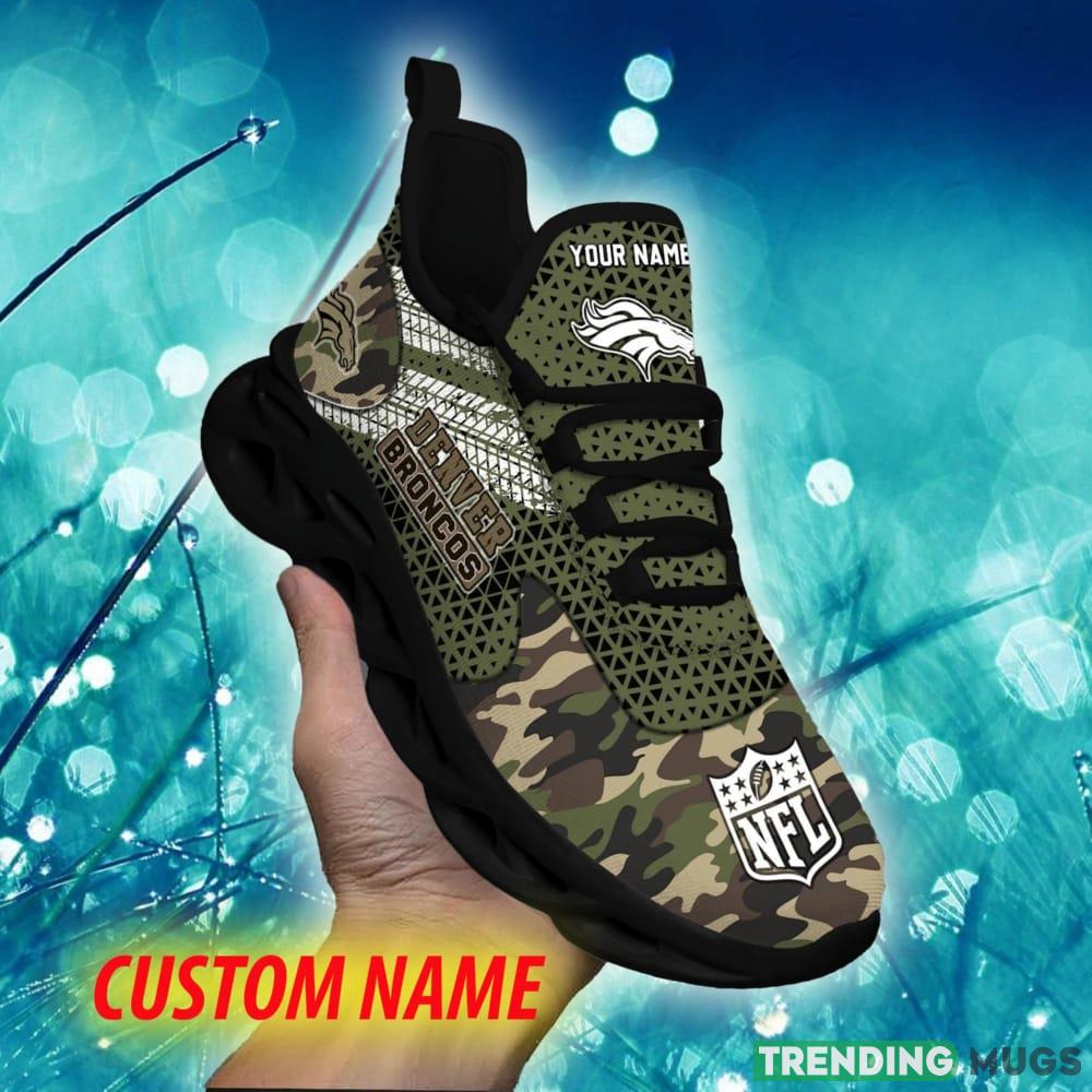 Denver Broncos Accentuate Custom Name Chunky Sneaker AOP Gift Fans Max Soul Shoes Max Soul Denver Broncos Accentuate Custom Name Chunky Sneaker AOP Gift Fans Max Soul Shoes Max Soul