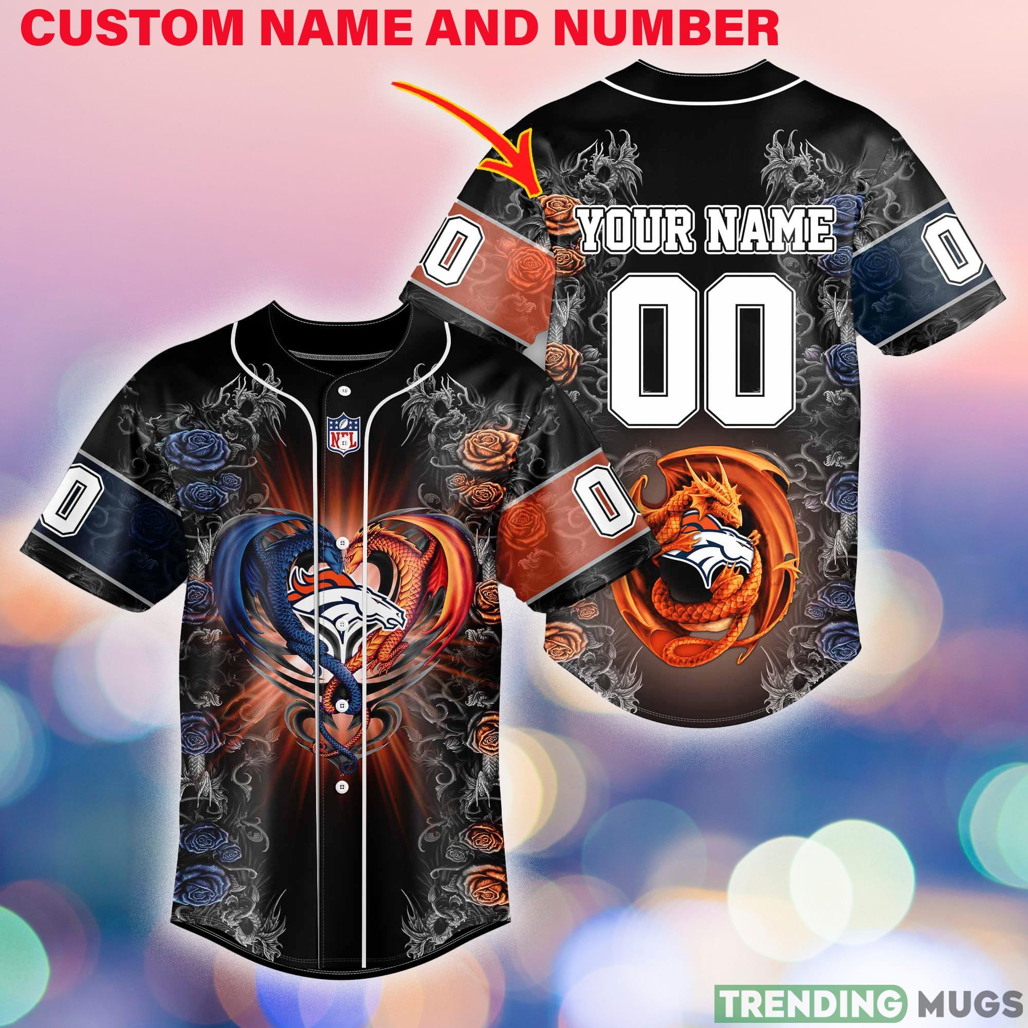 Denver Broncos Design Custom Number And Name NFL Dragon Jersey Shirt Gift For Fans - Denver Broncos Personalized NFL Dragon Jersey Shirt_1 Denver Broncos Design Custom Number And Name NFL Dragon Jersey Shirt Gift For Fans - Denver Broncos Personalized NFL Dragon Jersey Shirt_1