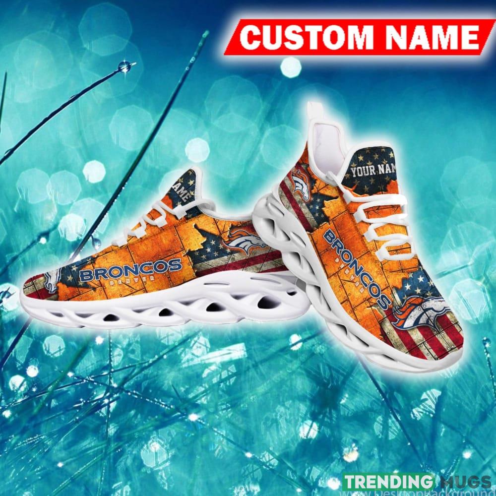 Denver Broncos Embrace Custom Name Chunky Sneaker AOP Gift Fans Max Soul Shoes Max Soul Denver Broncos Embrace Custom Name Chunky Sneaker AOP Gift Fans Max Soul Shoes Max Soul