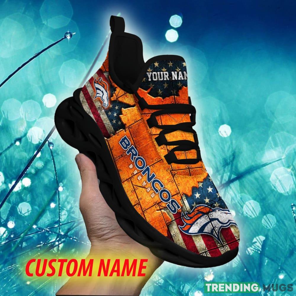 Denver Broncos Embrace Custom Name Chunky Sneaker AOP Gift Fans Max Soul Shoes Max Soul Denver Broncos Embrace Custom Name Chunky Sneaker AOP Gift Fans Max Soul Shoes Max Soul