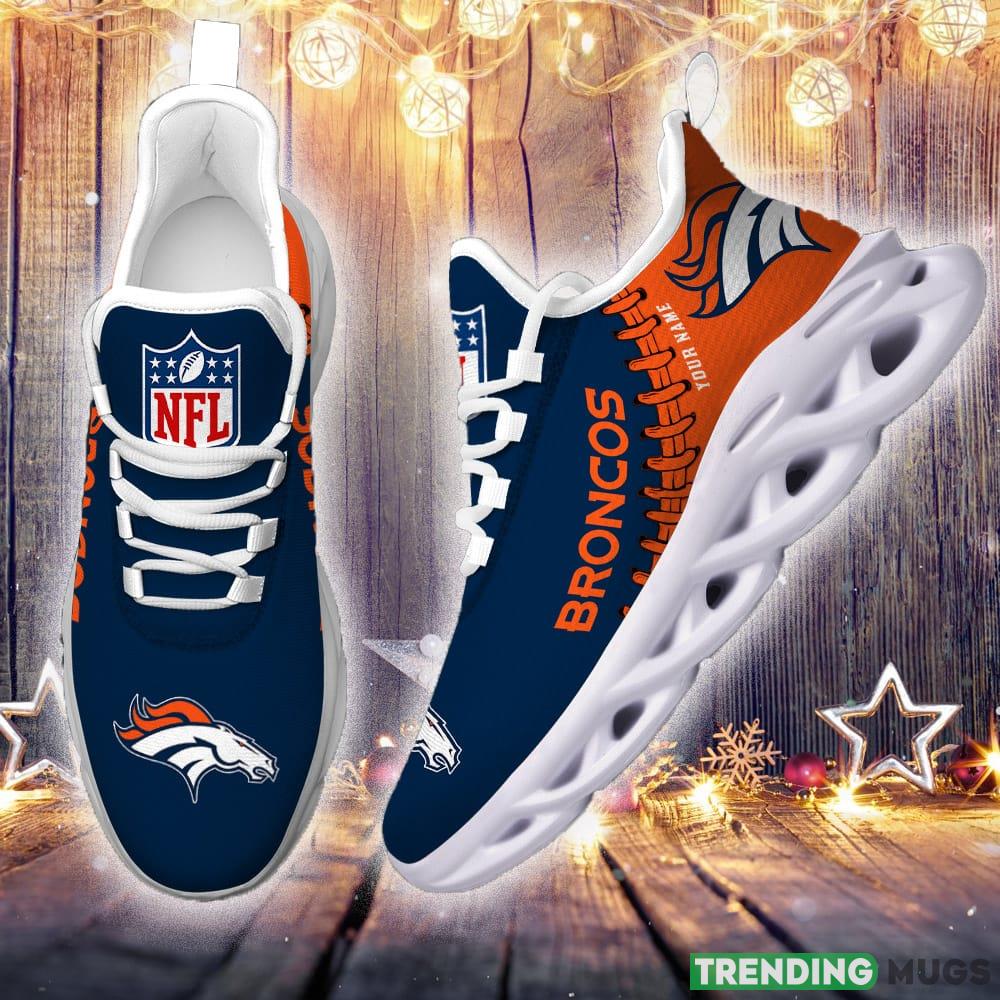 Denver Broncos Max Soul Shoes Style 6 Custom Name Running Sneakers For Fans Gift Max Soul Denver Broncos Max Soul Shoes Style 6 Custom Name Running Sneakers For Fans Gift Max Soul