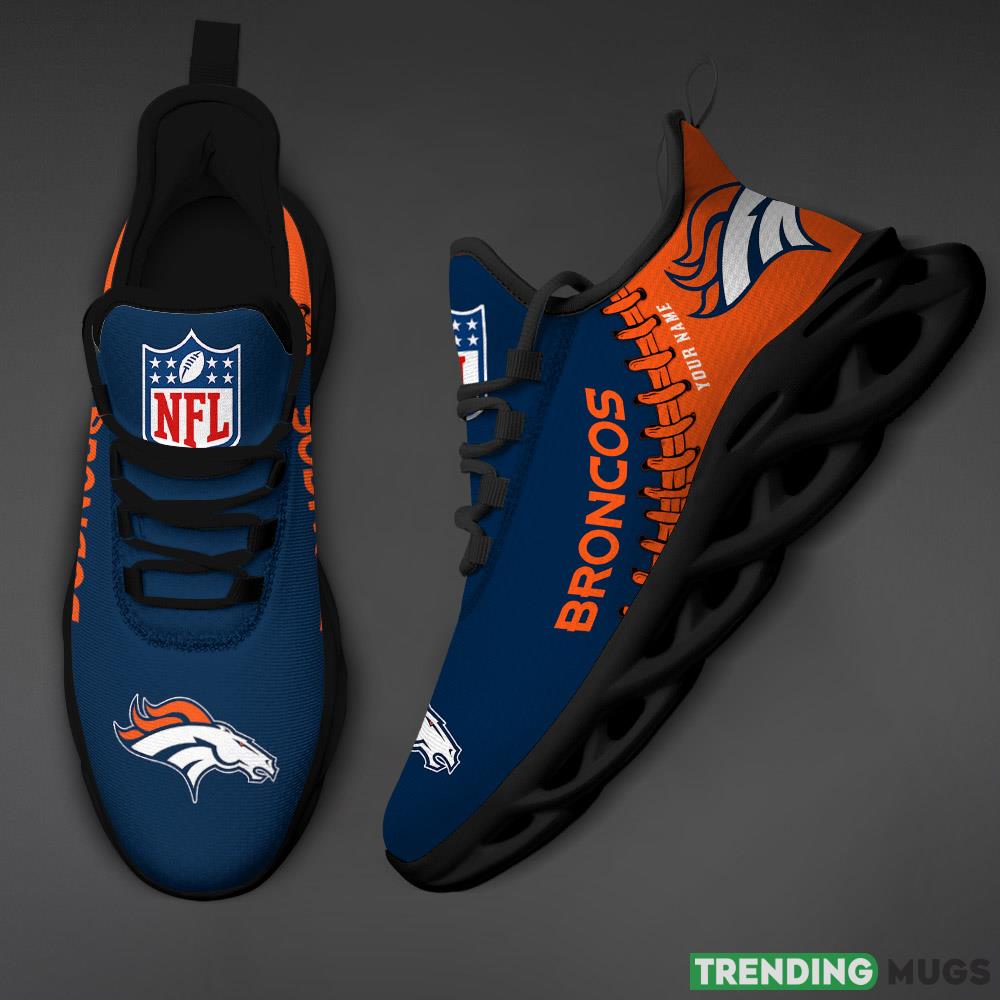Denver Broncos Max Soul Shoes Style 6 Custom Name Running Sneakers For Fans Gift Max Soul Denver Broncos Max Soul Shoes Style 6 Custom Name Running Sneakers For Fans Gift Max Soul