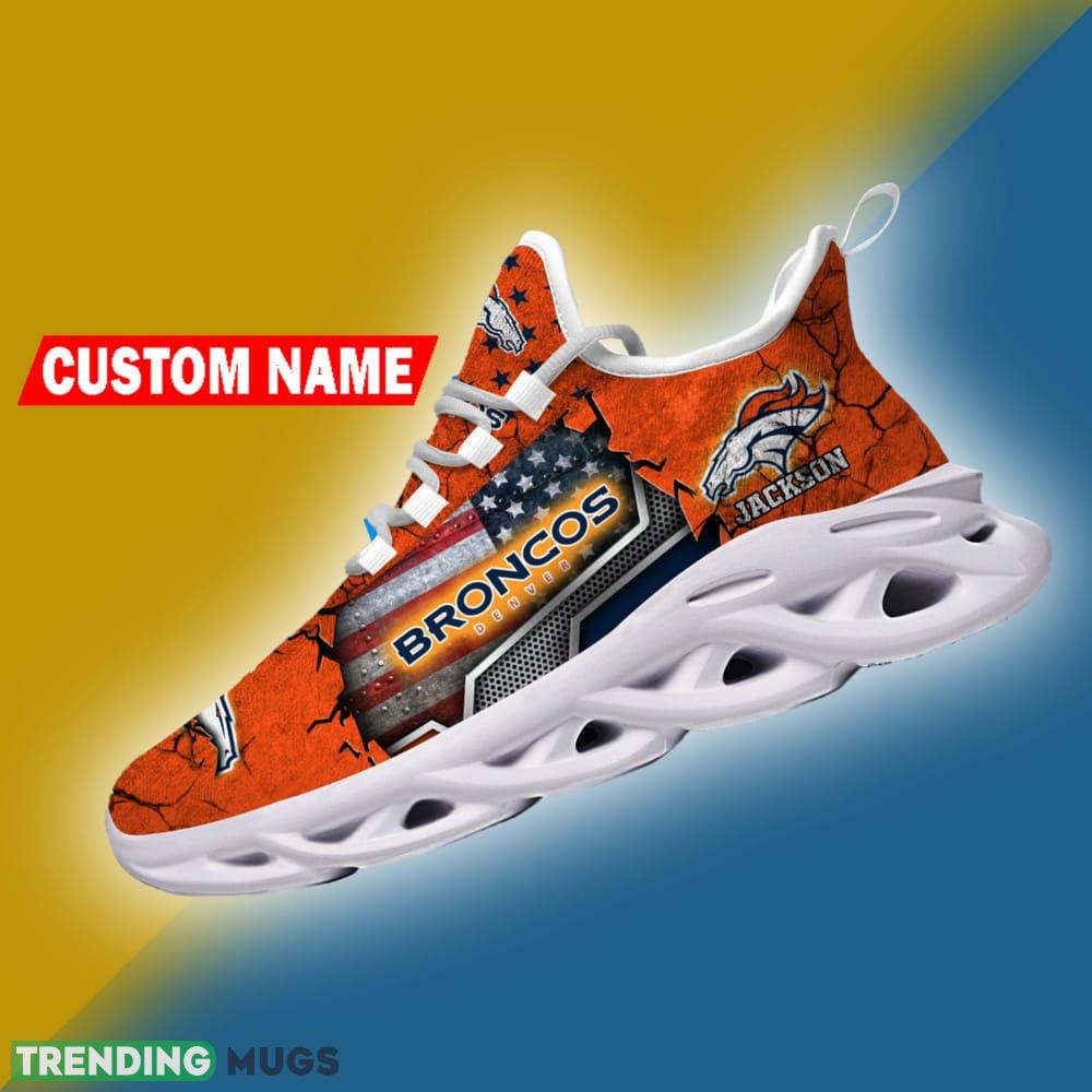 Denver Broncos NFL Sport Sneakers Flag Pattern Max Soul Shoes Personalized - Denver Broncos NFL Sport Sneakers Flag Pattern Max Soul Shoes Personalized Photo 4 Denver Broncos NFL Sport Sneakers Flag Pattern Max Soul Shoes Personalized - Denver Broncos NFL Sport Sneakers Flag Pattern Max Soul Shoes Personalized Photo 4
