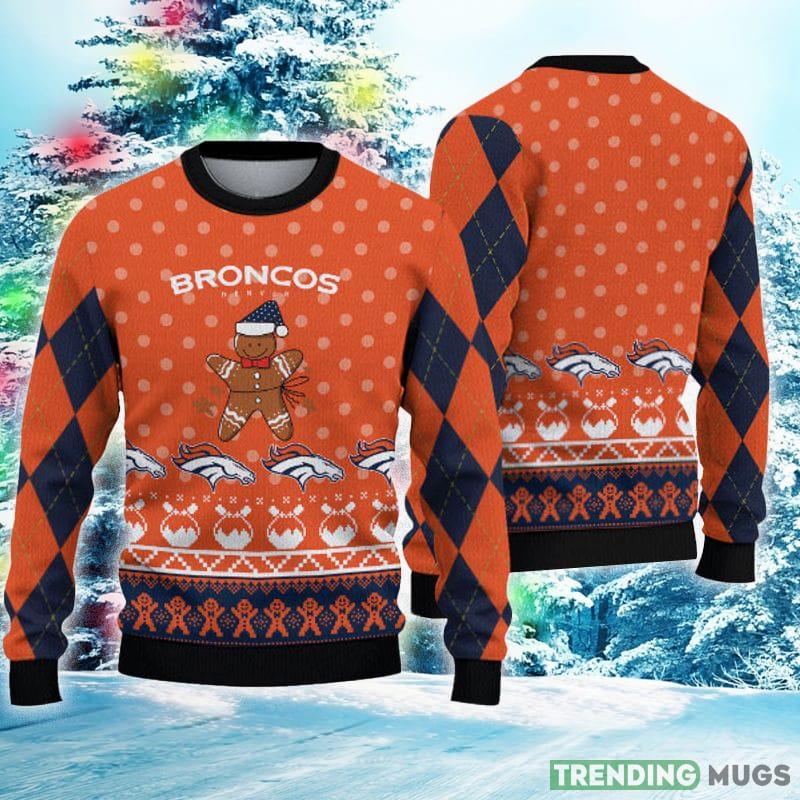 Denver Broncos Ugly Christmas Gingerbread Man Xmas Sweater Chimney Gift Mens Women - Denver Broncos Ugly Christmas Gingerbread Man Xmas Sweater Chimney Gift Mens Women Denver Broncos Ugly Christmas Gingerbread Man Xmas Sweater Chimney Gift Mens Women - Denver Broncos Ugly Christmas Gingerbread Man Xmas Sweater Chimney Gift Mens Women