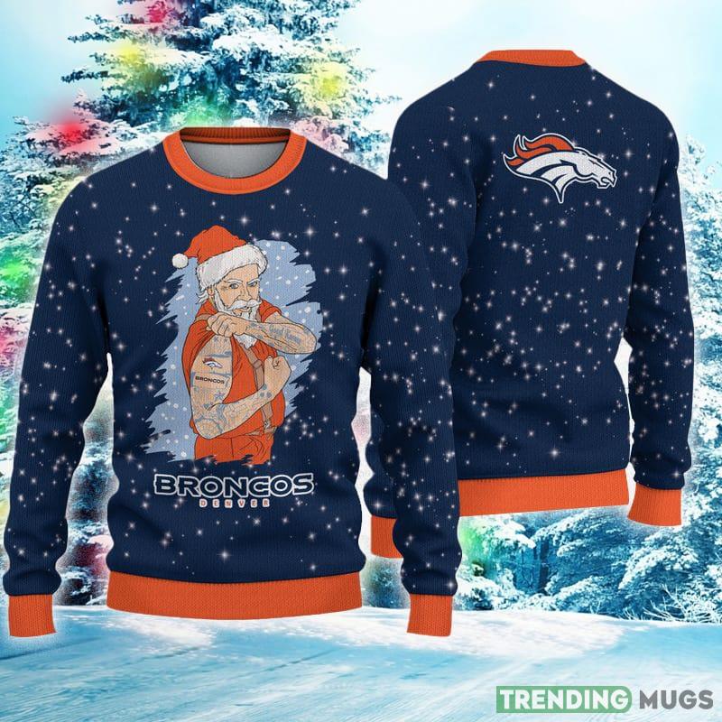Denver Broncos Ugly Christmas Santa Claus Tattoo Xmas Sweater Jingle Gift Mens Women - Denver Broncos Ugly Christmas Santa Claus Tattoo Xmas Sweater Jingle Gift Mens Women Denver Broncos Ugly Christmas Santa Claus Tattoo Xmas Sweater Jingle Gift Mens Women - Denver Broncos Ugly Christmas Santa Claus Tattoo Xmas Sweater Jingle Gift Mens Women