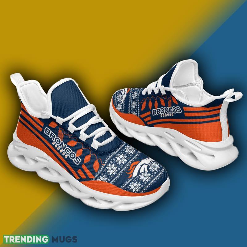 Denver Broncos X max Santa Claus Max Soul Shoes Streetstyle Christmas Sneakers Max Soul Denver Broncos X max Santa Claus Max Soul Shoes Streetstyle Christmas Sneakers Max Soul