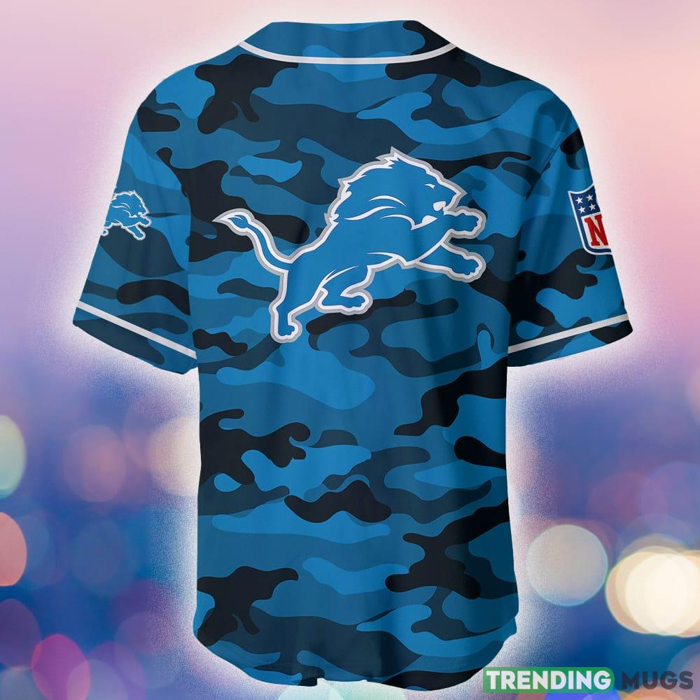 Detroit Lions Baseball Jersey Shirt NFL Fan Gifts Custom Name For Men And Women Football Jersey Detroit Lions Baseball Jersey Shirt NFL Fan Gifts Custom Name For Men And Women Football Jersey