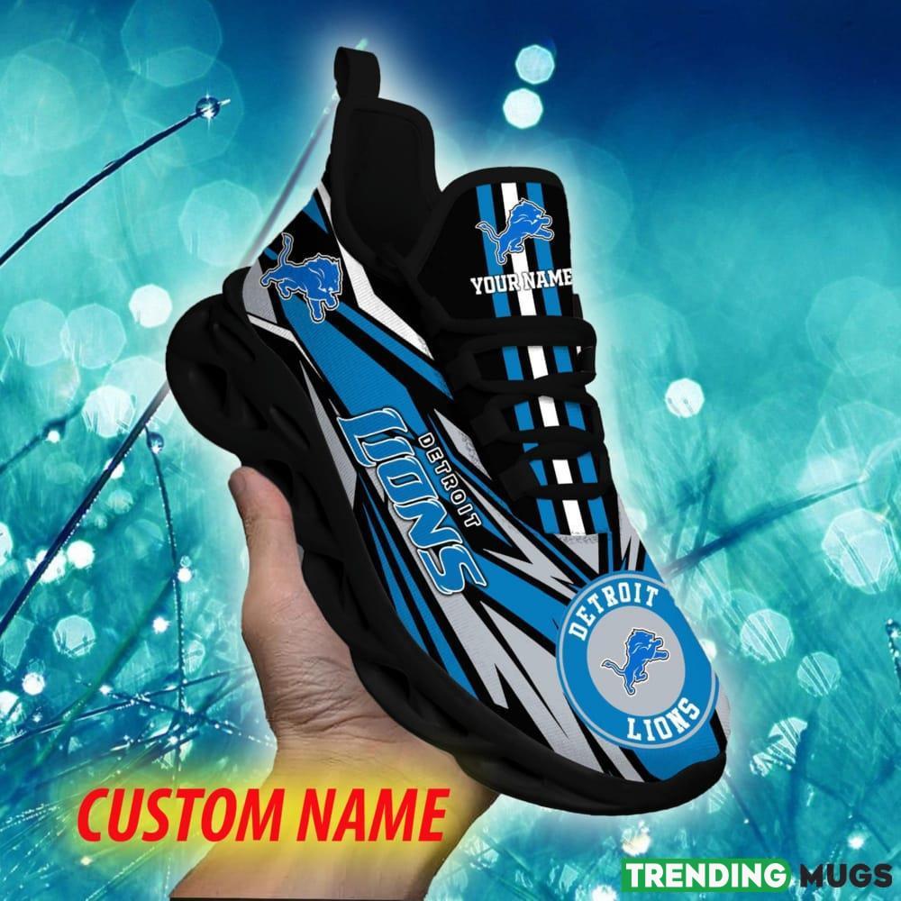 Detroit Lions Envision Custom Name Clunky Sneaker AOP Gift Fans Max Soul Shoes Max Soul Detroit Lions Envision Custom Name Clunky Sneaker AOP Gift Fans Max Soul Shoes Max Soul