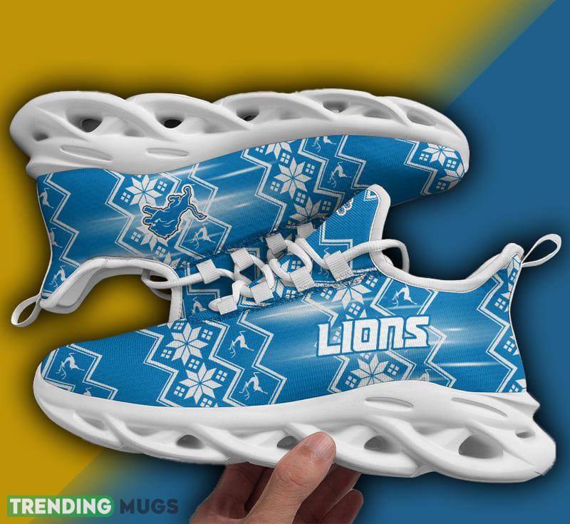 Detroit Lions Xmas Pattern Max Soul Shoes Showcase Christmas Sneakers Max Soul Detroit Lions Xmas Pattern Max Soul Shoes Showcase Christmas Sneakers Max Soul