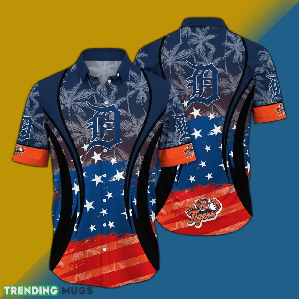 Detroit Tigers MLB Flag American Hawaiian Shirt Short Sleeve - Detroit Tigers MLB Flag American Hawaiian Shirt Short Sleeve Photo 2 Detroit Tigers MLB Flag American Hawaiian Shirt Short Sleeve - Detroit Tigers MLB Flag American Hawaiian Shirt Short Sleeve Photo 2