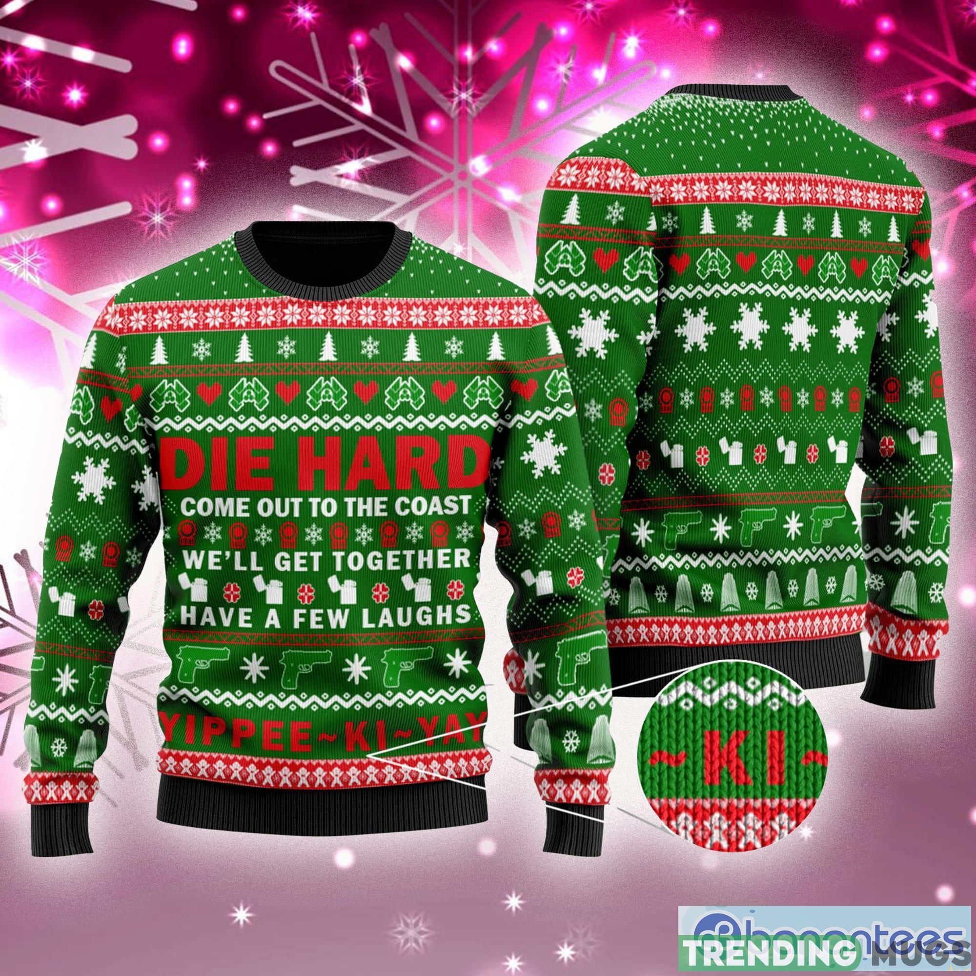 Die Hard Style 8 Ugly Christmas Sweater Holiday For Men And Women 3D Sweater Die Hard Style 8 Ugly Christmas Sweater Holiday For Men And Women - Die Hard Ugly Christmas Sweater, John McClane Christmas Sweatshirt, Yippee Ki Yay Come Out To The Coast We'll Get Together Ugly Sweater