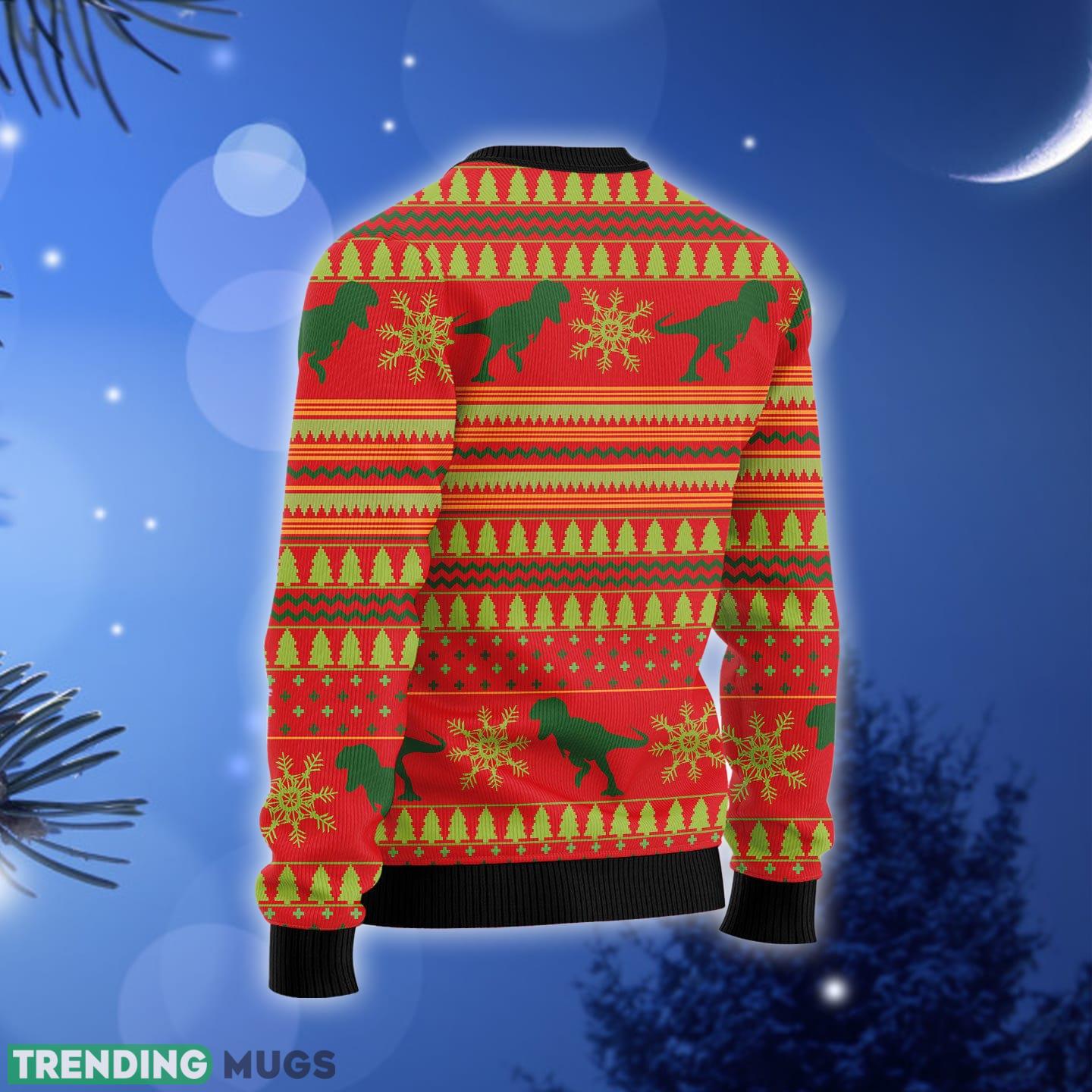 Dinosaur Ugly Christmas Sweater Gift Men Women 3D Sweater Dinosaur Ugly Christmas Sweater Gift Men Women 3D Sweater