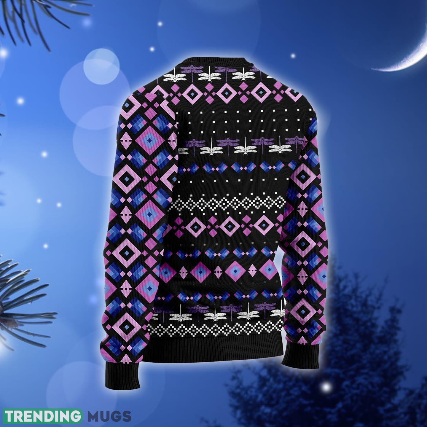 Dragonfly Angels Ugly Christmas Sweater Gift Men Women 3D Sweater Dragonfly Angels Ugly Christmas Sweater Gift Men Women 3D Sweater