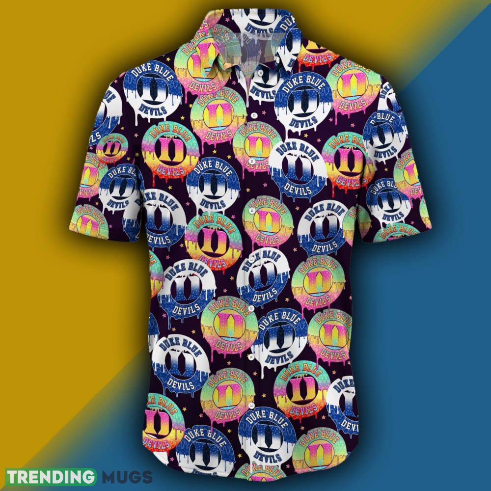 Duke Blue Devils CD Rainbow Pattern Hawaiian Shirt For Men And Women Hawaiian Shirt Duke Blue Devils CD Rainbow Pattern Hawaiian Shirt For Men And Women Hawaiian Shirt