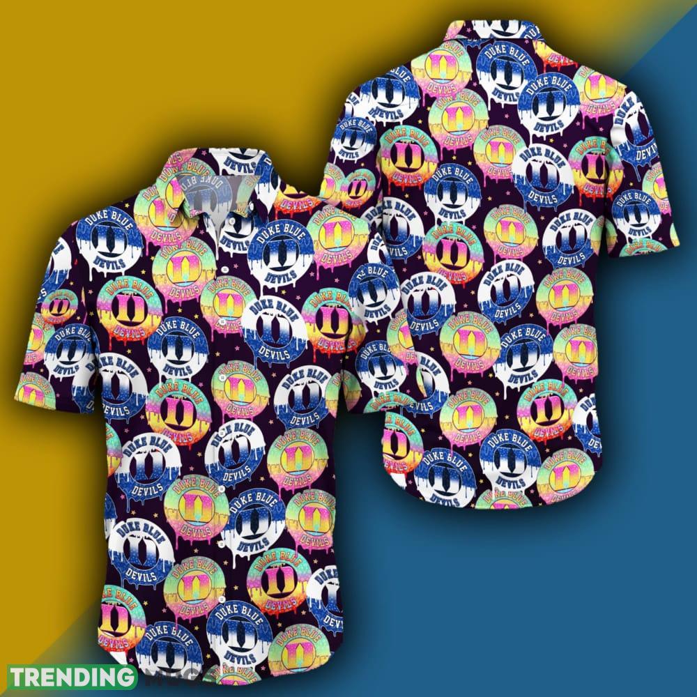 Duke Blue Devils CD Rainbow Pattern Hawaiian Shirt For Men And Women - Duke Blue Devils CD Rainbow Pattern Hawaiian Shirt For Men And Women Photo 2 Duke Blue Devils CD Rainbow Pattern Hawaiian Shirt For Men And Women - Duke Blue Devils CD Rainbow Pattern Hawaiian Shirt For Men And Women Photo 2