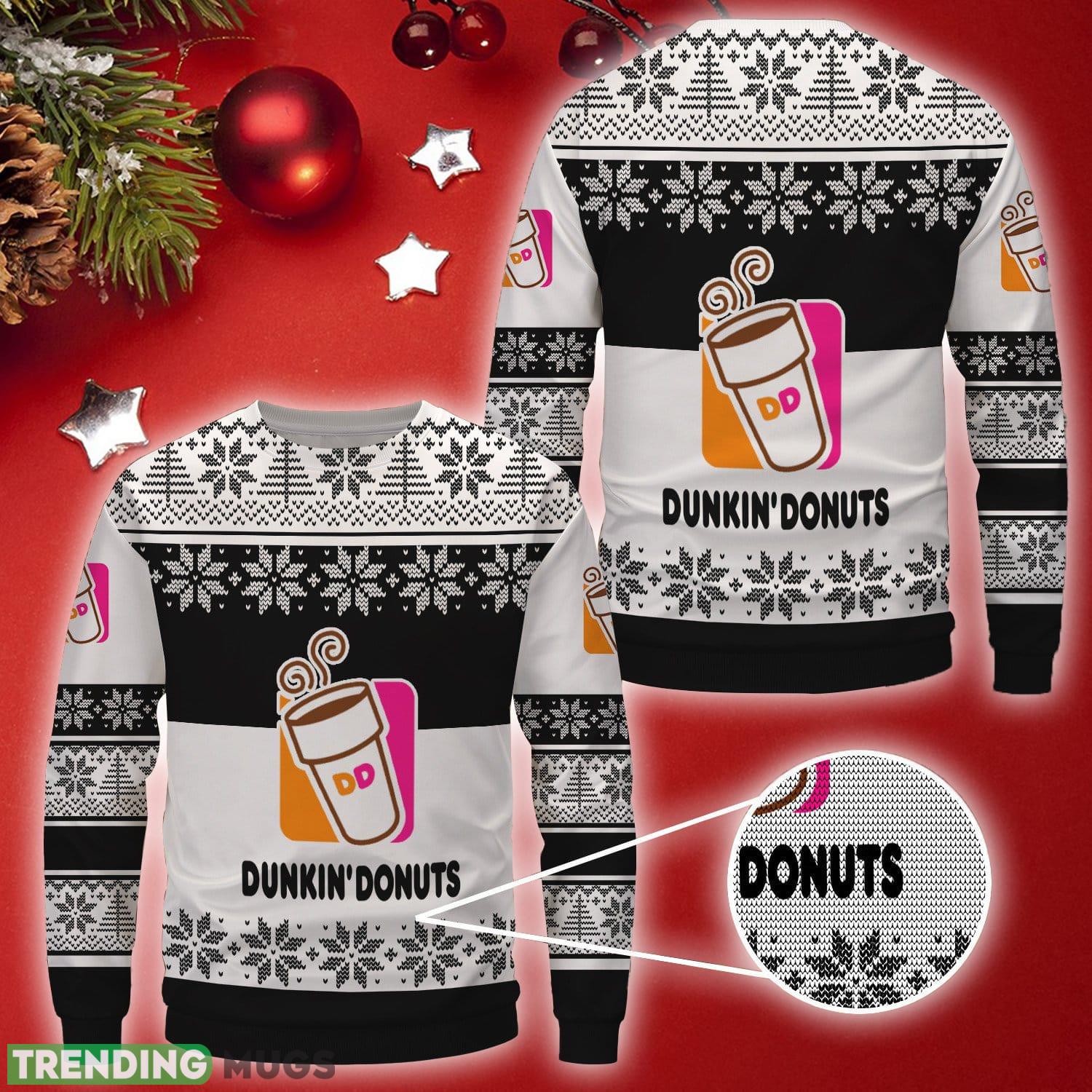 Dunkin's Donuts Uniform Brand New Christmas Wool Sweater For Men Women 3D Sweater Dunkin's Donuts Uniform Brand New Christmas Wool Sweater For Men Women - Dunkin's Donuts Uniform Brand New Christmas Wool Sweater For Men Women