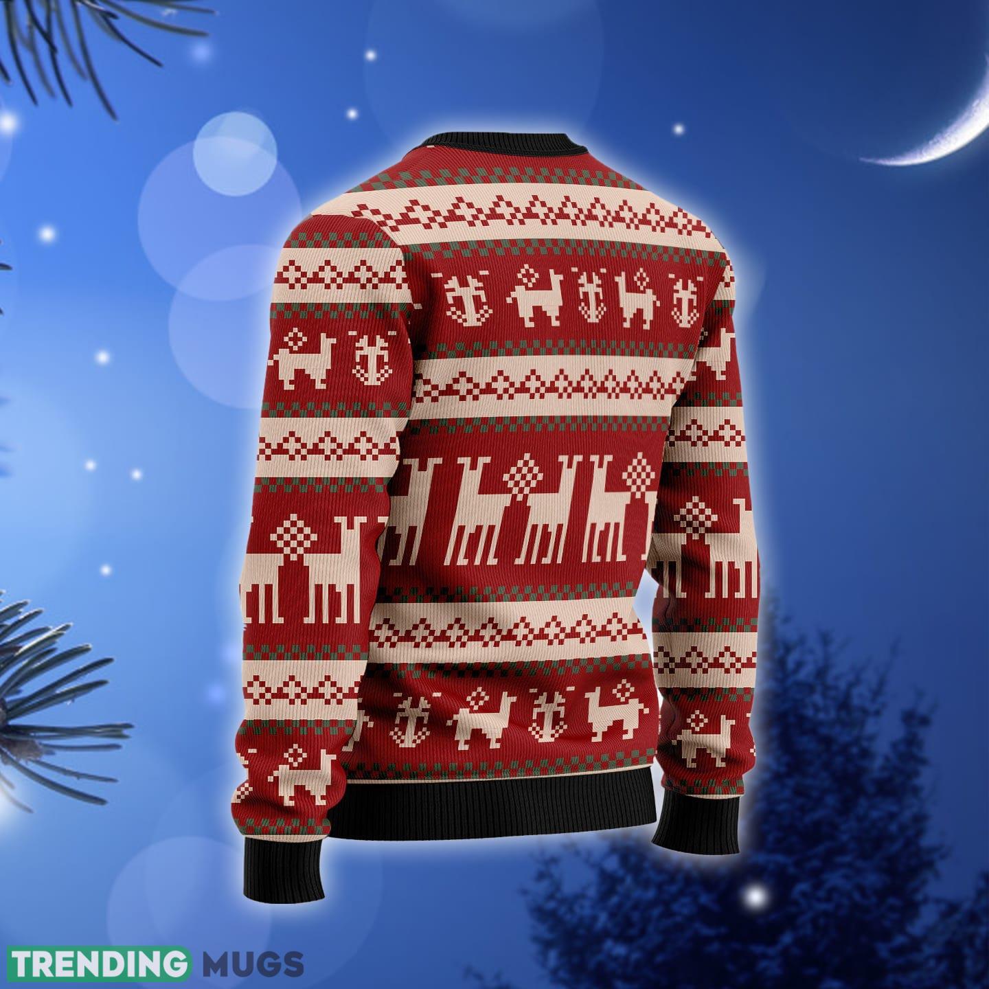 Fa La La Llama Ugly Christmas Sweater Gift Men Women 3D Sweater Fa La La Llama Ugly Christmas Sweater Gift Men Women 3D Sweater