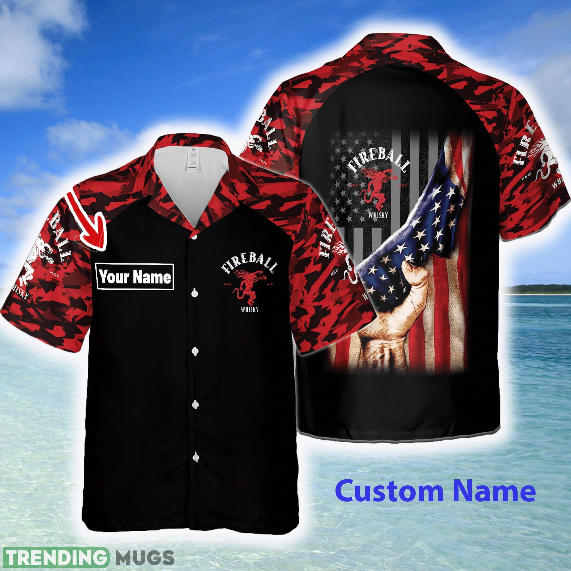 Fireball Cinnamon Whisky Premium Custom Name Hawaiian Shirt For Men And Women Gift Beach - Fireball Cinnamon Whisky Premium Custom Name Hawaiian Shirt For Men And Women Gift Beach Fireball Cinnamon Whisky Premium Custom Name Hawaiian Shirt For Men And Women Gift Beach - Fireball Cinnamon Whisky Premium Custom Name Hawaiian Shirt For Men And Women Gift Beach