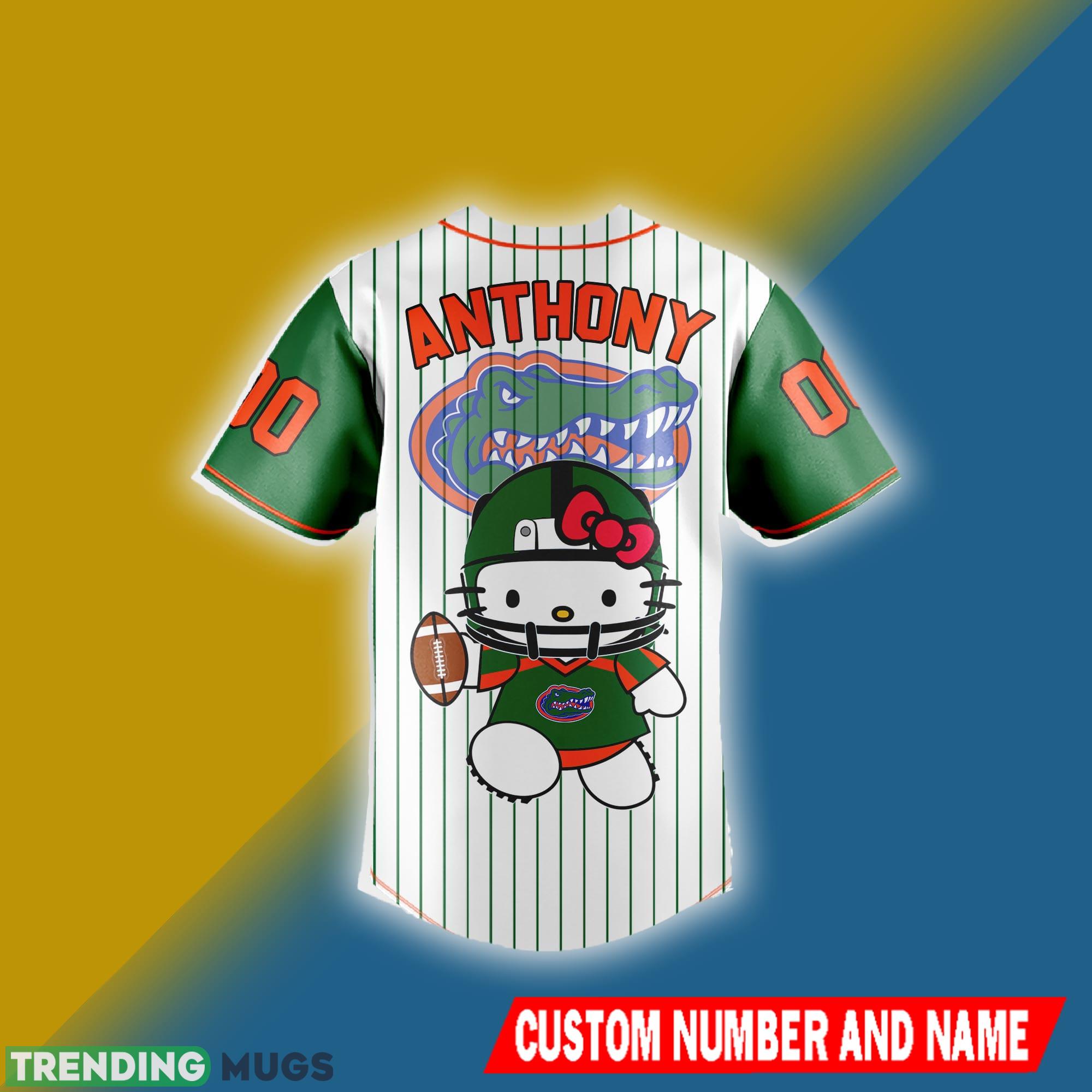 Florida Gators Jersey Shirt NCAA Hello Kitty Custom Number And Name - Florida Gators Jersey Shirt NCAA Hello Kitty Custom Name And Number_2 Florida Gators Jersey Shirt NCAA Hello Kitty Custom Number And Name - Florida Gators Jersey Shirt NCAA Hello Kitty Custom Name And Number_2