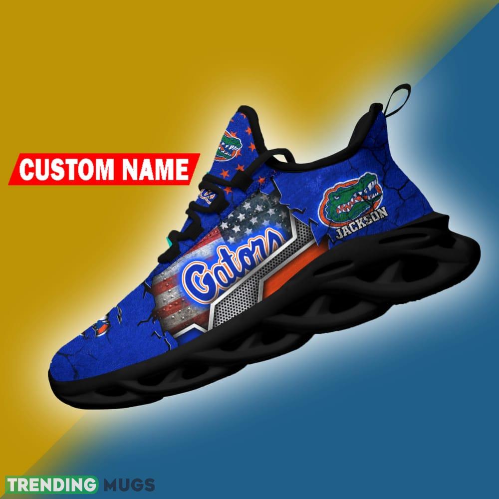 Florida Gators NCAA Sport Sneakers Flag Pattern Max Soul Shoes Personalized Max Soul Florida Gators NCAA Sport Sneakers Flag Pattern Max Soul Shoes Personalized Max Soul