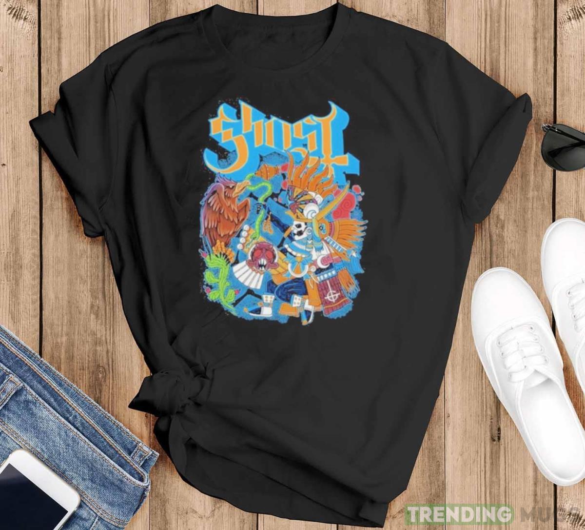 Gabby Ghost Chad Mexico City Shirt - Black T-Shirt Gabby Ghost Chad Mexico City Shirt - Black T-Shirt