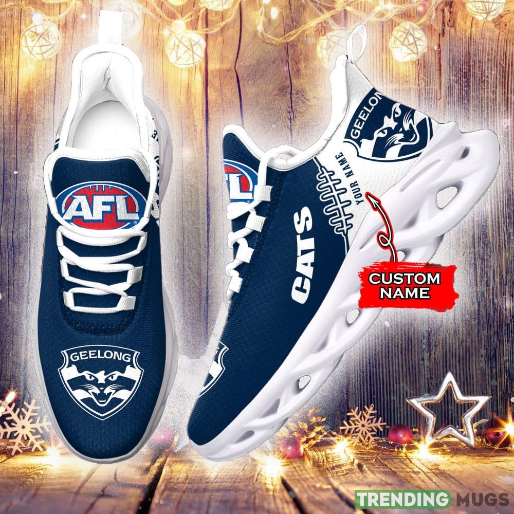 Geelong Cats AFL Clunky Shoes Custom Name Running Sneakers For Fans Gift - Geelong Cats-Personalized AFL Clunky Shoes_1 Geelong Cats AFL Clunky Shoes Custom Name Running Sneakers For Fans Gift - Geelong Cats-Personalized AFL Clunky Shoes_1