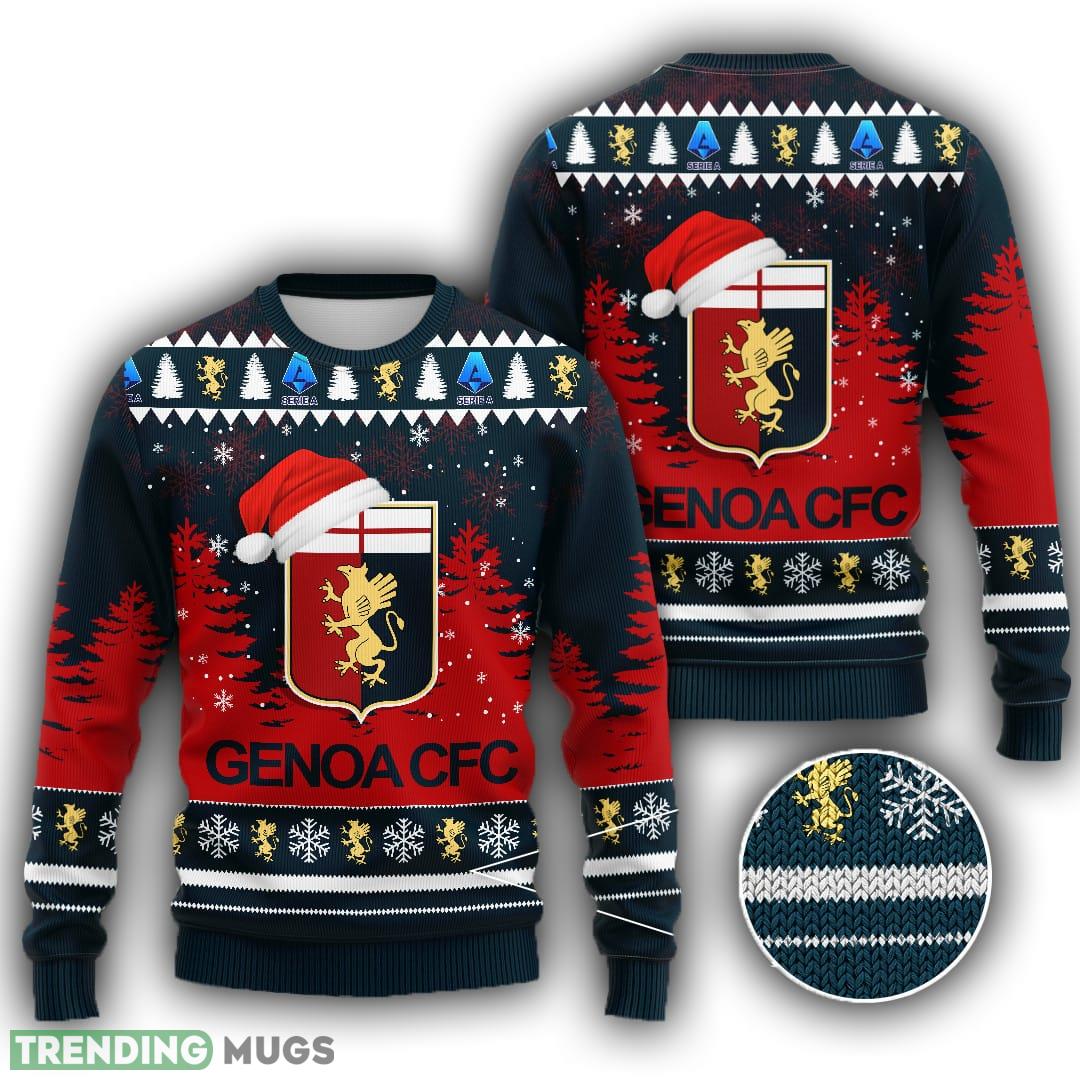 Genoa CFC Ornament All Over Print Knitted Sweater Gift Christmas For Men Women - Genoa CFC Ornament All Over Print Knitted Sweater Gift Christmas For Men Women Genoa CFC Ornament All Over Print Knitted Sweater Gift Christmas For Men Women - Genoa CFC Ornament All Over Print Knitted Sweater Gift Christmas For Men Women