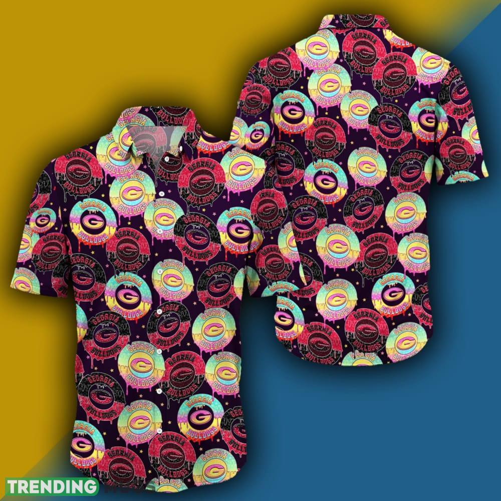 Georgia Bulldogs CD Rainbow Pattern Hawaiian Shirt For Men And Women - Georgia Bulldogs CD Rainbow Pattern Hawaiian Shirt For Men And Women Photo 2 Georgia Bulldogs CD Rainbow Pattern Hawaiian Shirt For Men And Women - Georgia Bulldogs CD Rainbow Pattern Hawaiian Shirt For Men And Women Photo 2