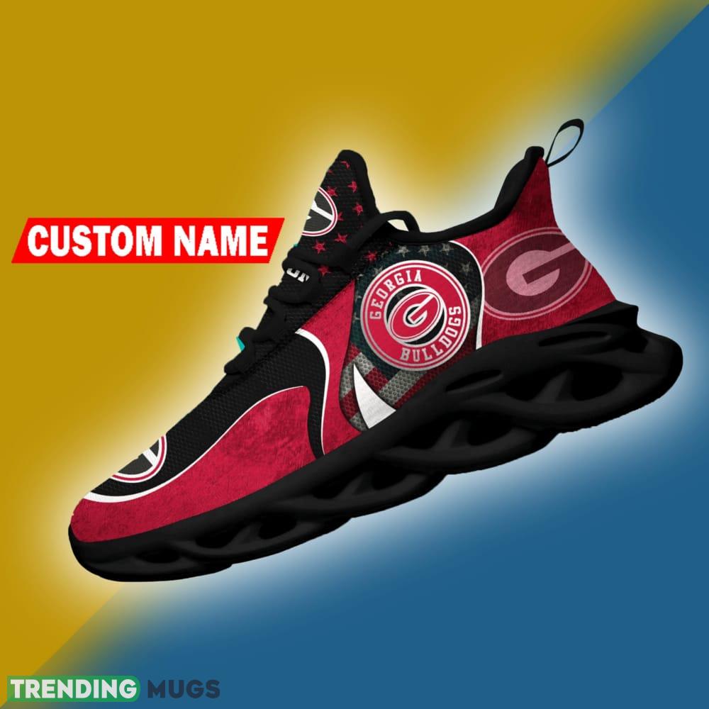 Georgia Bulldogs NCAA Logo Flag Running Shoes Personalized Max Soul Sneakers Max Soul Georgia Bulldogs NCAA Logo Flag Running Shoes Personalized Max Soul Sneakers Max Soul