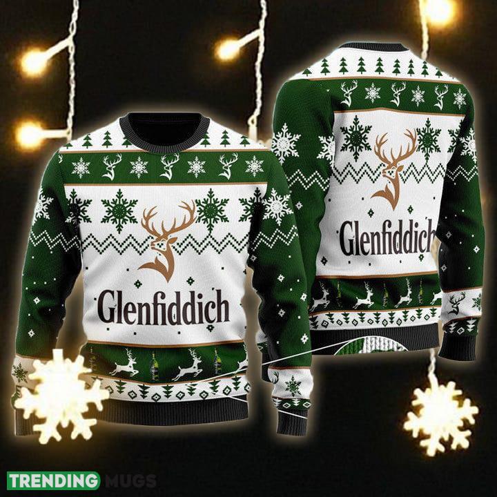 Glenfiddich Whisky Wine Ugly Christmas Sweater Gift Men Women - Glenfiddich Whisky Wine Ugly Christmas Sweater Gift Men Women_1